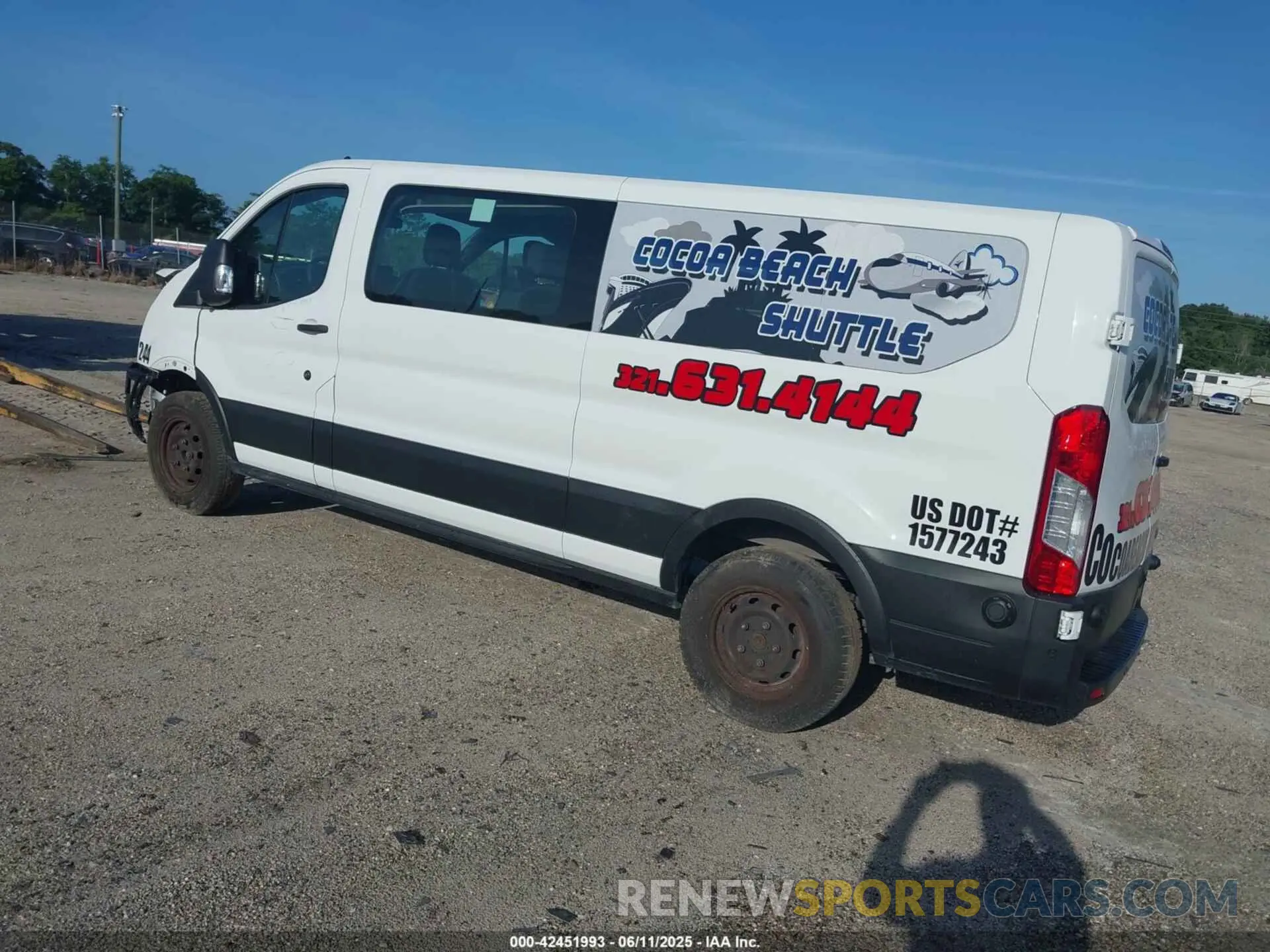 3 Photograph of a damaged car 1FBAX2Y80RKA01886 FORD TRANSIT-350 PASSENGER VAN 2024