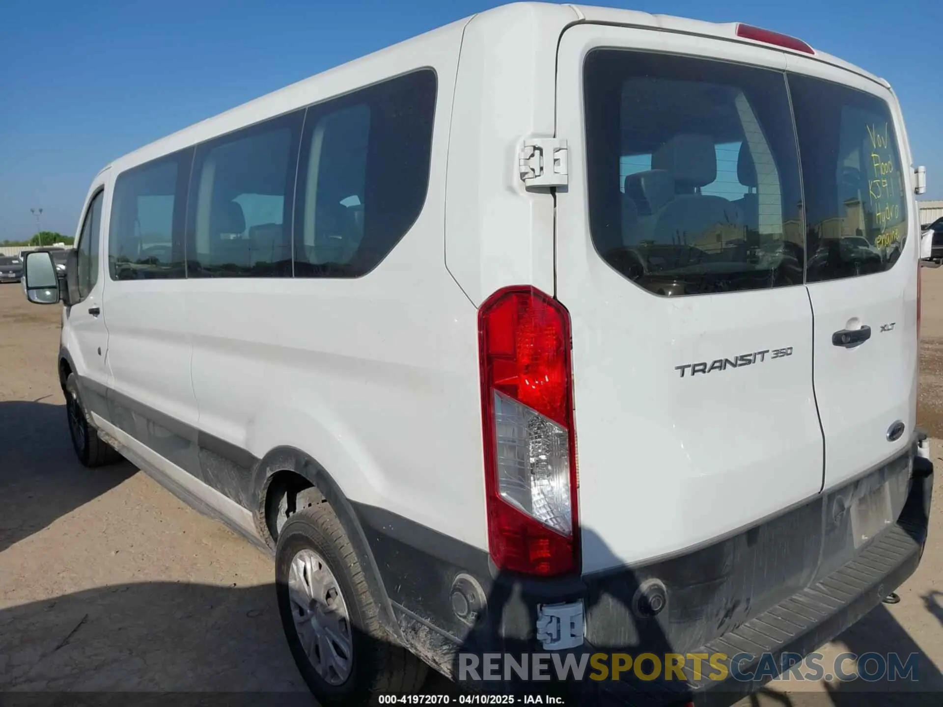 3 Photograph of a damaged car 1FBAX2Y80RKA83425 FORD TRANSIT-350 PASSENGER VAN 2024