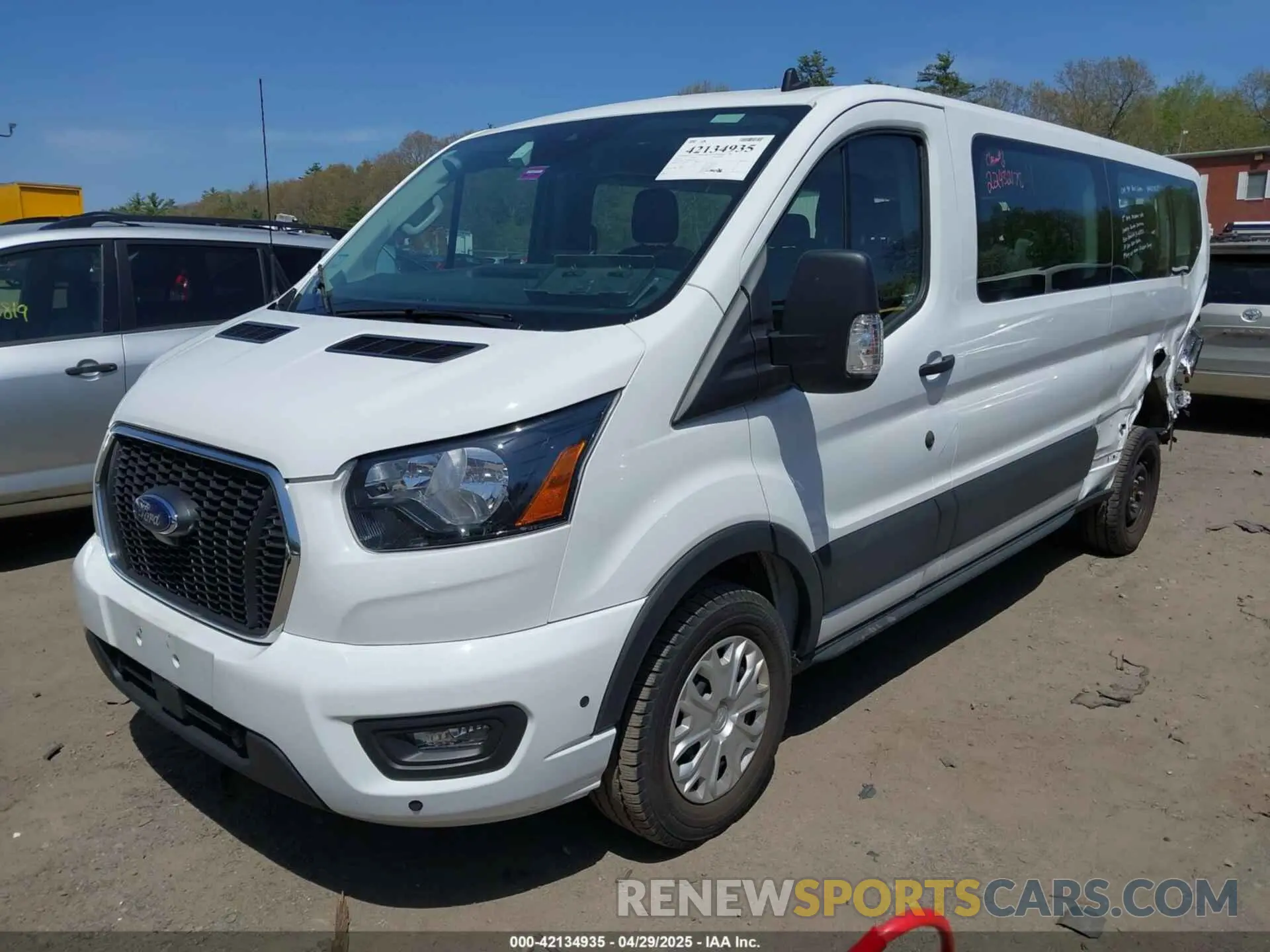 2 Photograph of a damaged car 1FBAX2Y88RKA15681 FORD TRANSIT-350 PASSENGER VAN 2024