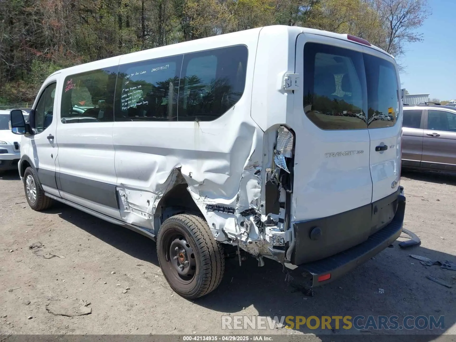 3 Photograph of a damaged car 1FBAX2Y88RKA15681 FORD TRANSIT-350 PASSENGER VAN 2024