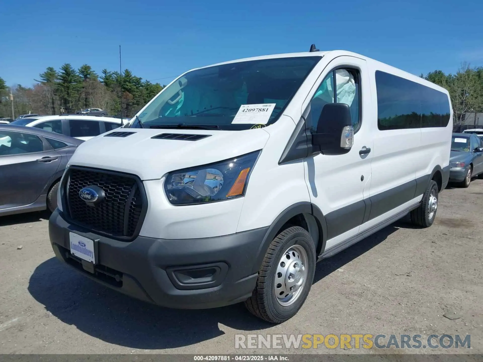 2 Фотография поврежденного автомобиля 1FBAX9Y82RKB84992 FORD TRANSIT-350 PASSENGER VAN 2024