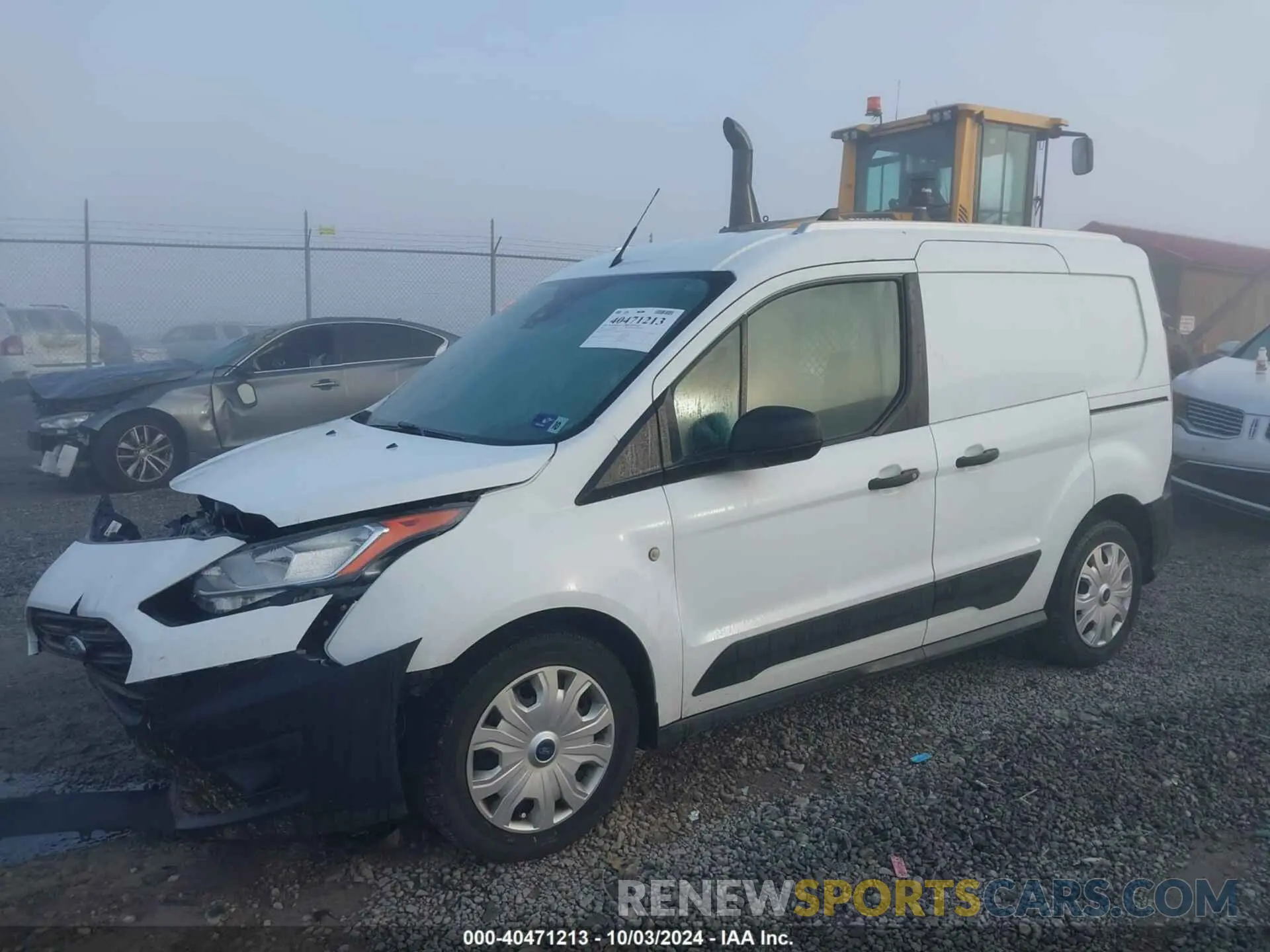2 Photograph of a damaged car NM0LE6E22K1410160 FORD TRANSIT CONNECT 2019