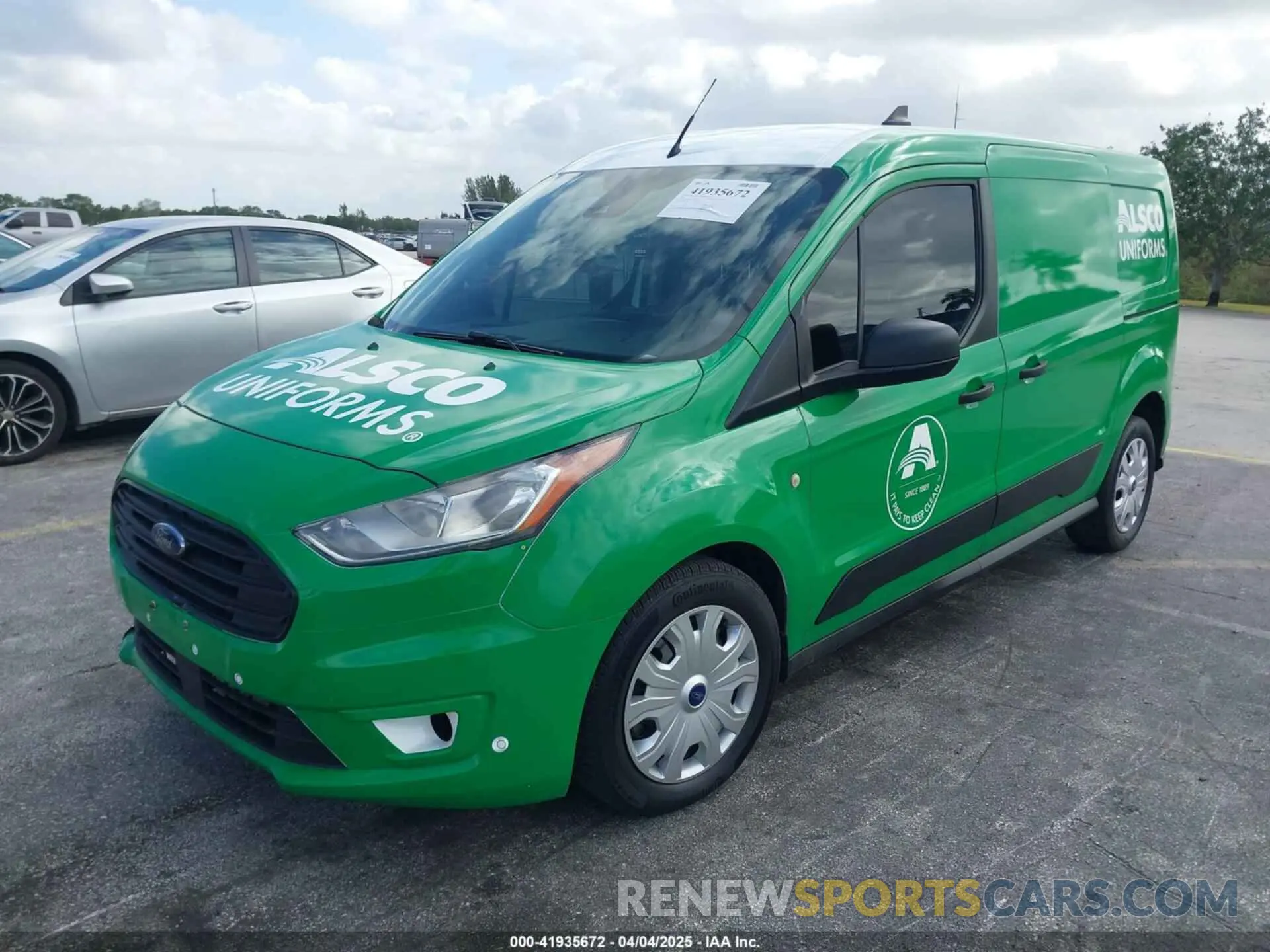 2 Photograph of a damaged car NM0LE7F28K1400320 FORD TRANSIT CONNECT 2019