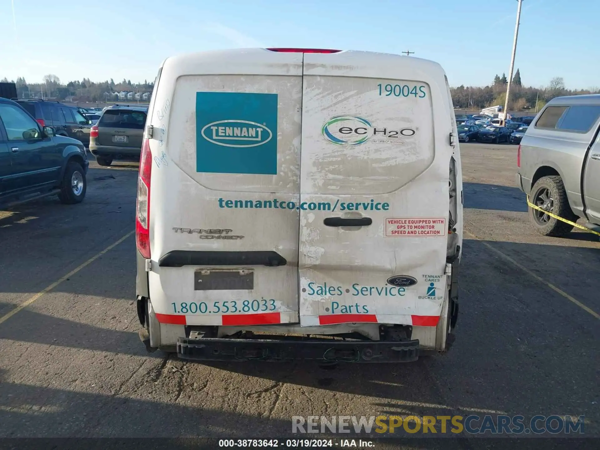 16 Фотография поврежденного автомобиля NM0LS6E27K1392019 FORD TRANSIT CONNECT 2019