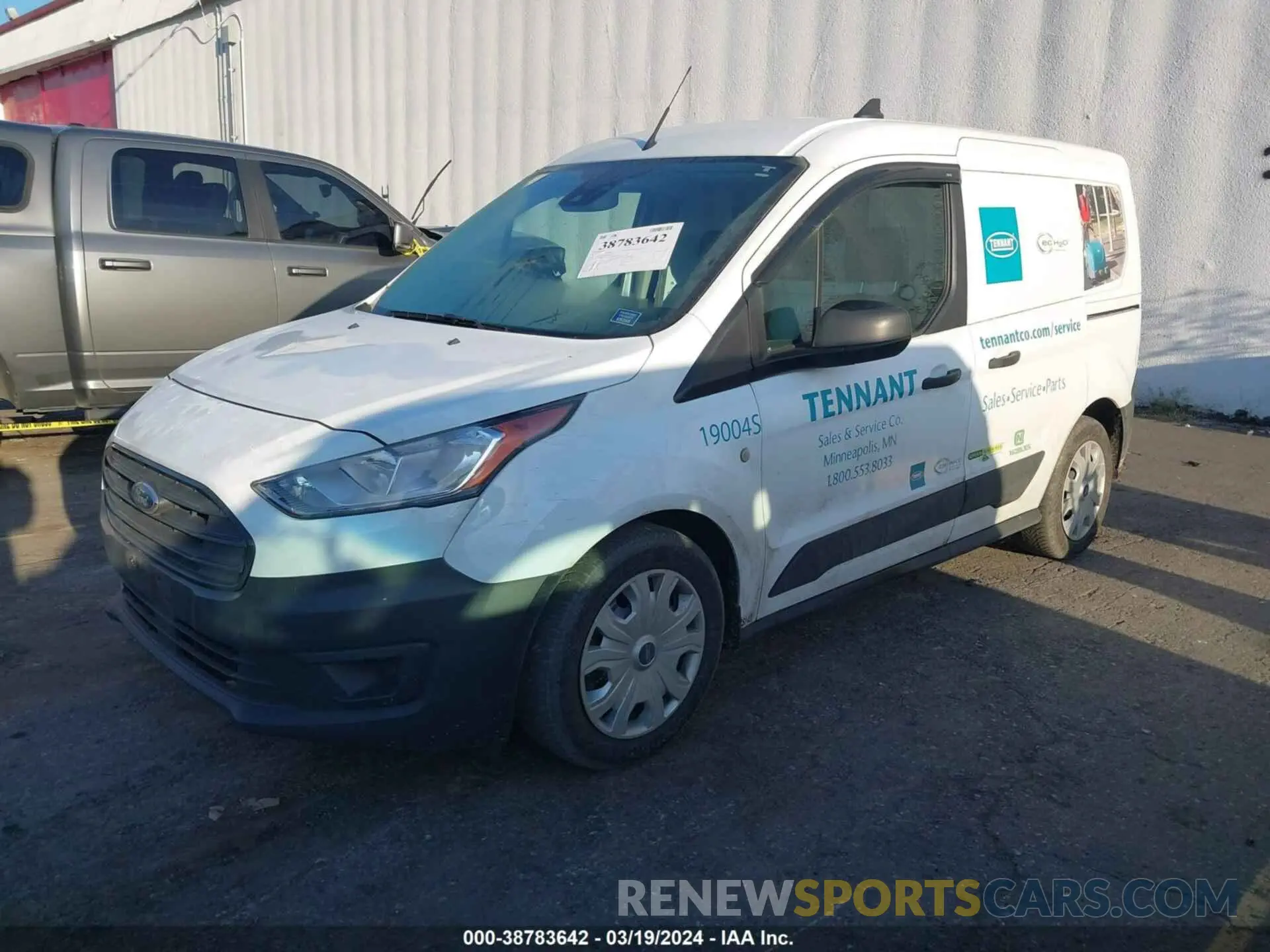 2 Фотография поврежденного автомобиля NM0LS6E27K1392019 FORD TRANSIT CONNECT 2019