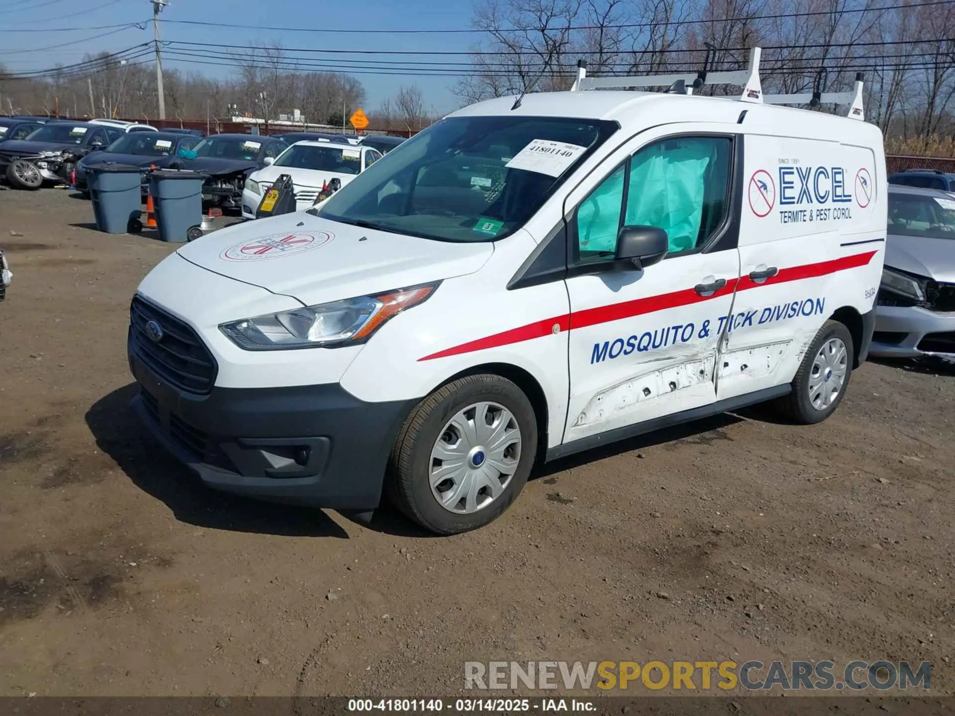 2 Фотография поврежденного автомобиля NM0LS6E29K1391292 FORD TRANSIT CONNECT 2019
