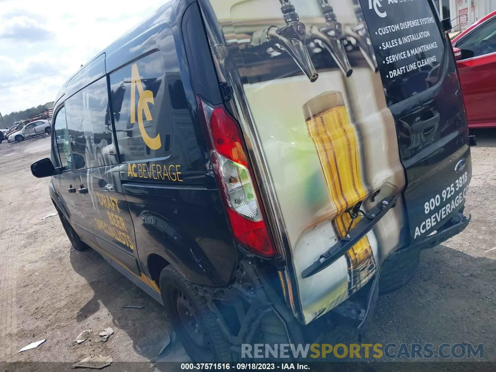 3 Фотография поврежденного автомобиля NM0LS7E22K1420945 FORD TRANSIT CONNECT 2019
