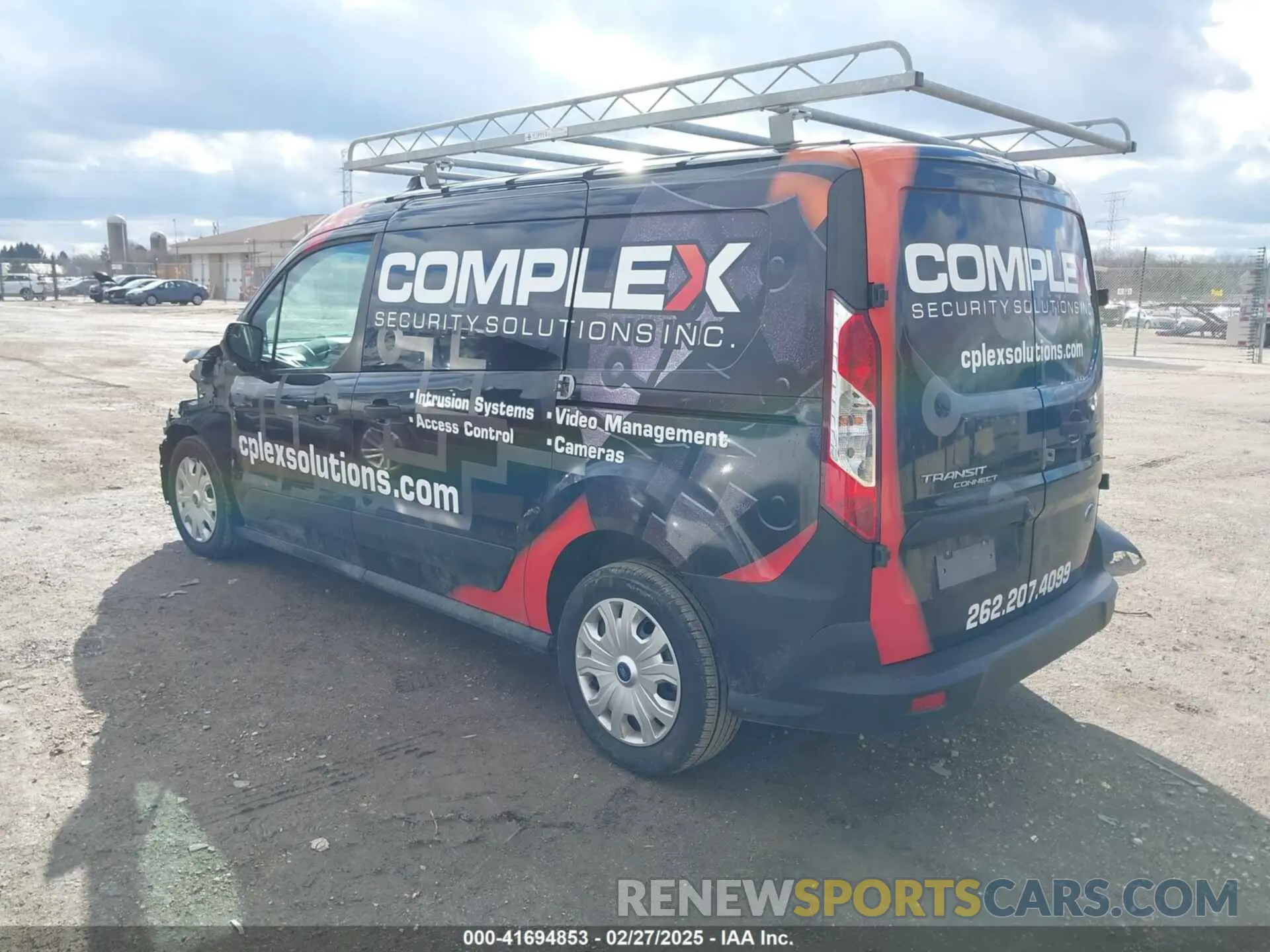 3 Photograph of a damaged car NM0LS7E25K1407266 FORD TRANSIT CONNECT 2019