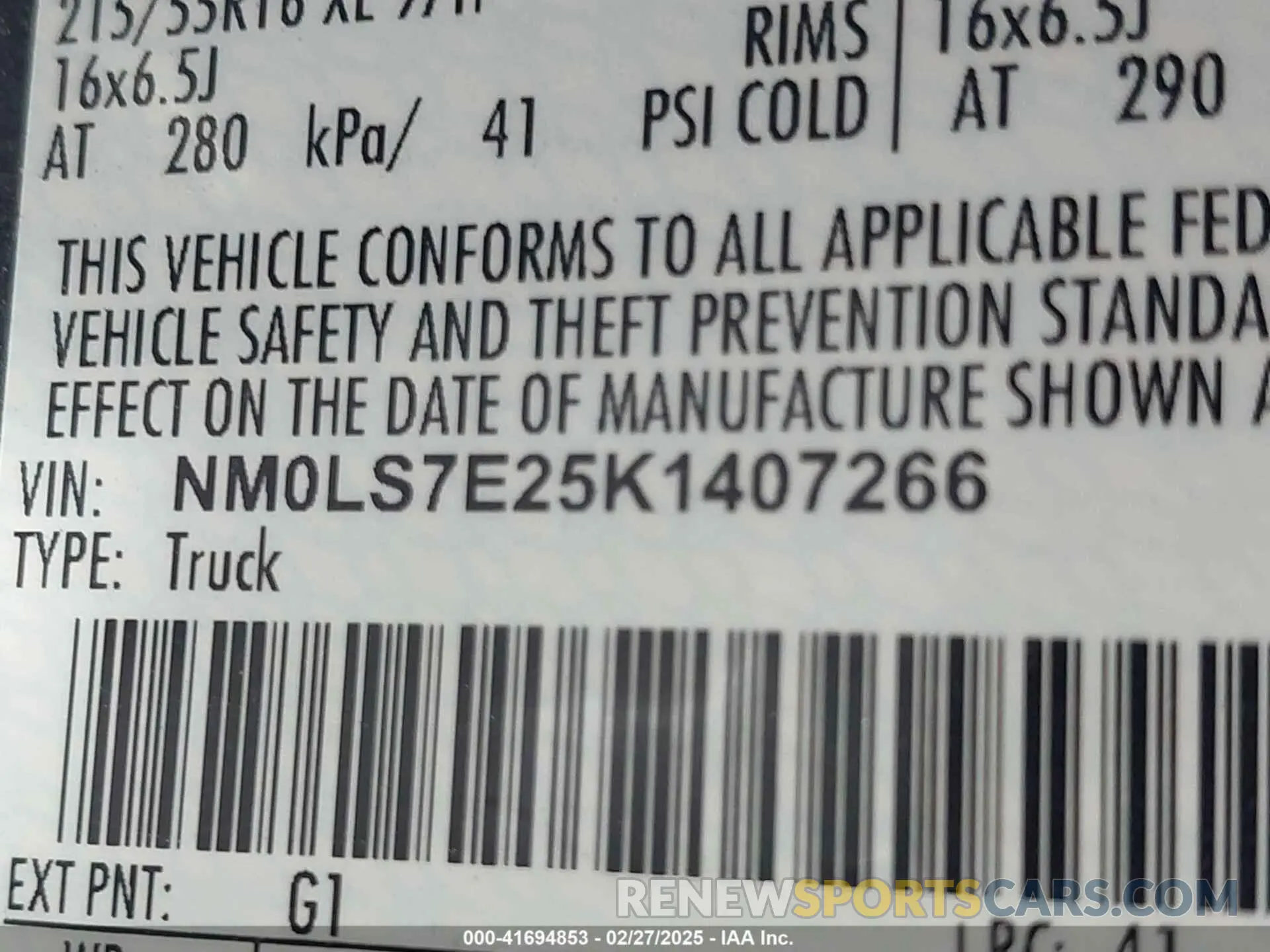 9 Photograph of a damaged car NM0LS7E25K1407266 FORD TRANSIT CONNECT 2019