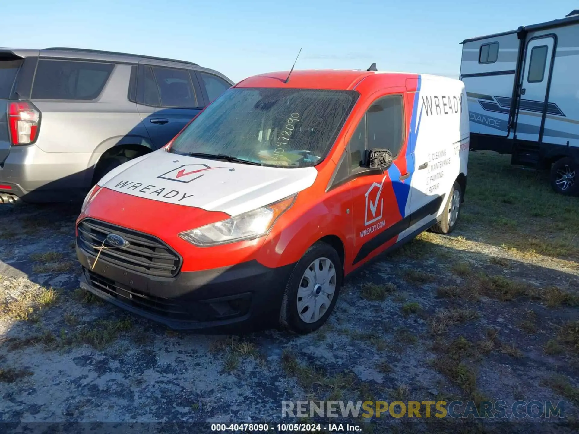 2 Photograph of a damaged car NM0LS7E28K1419475 FORD TRANSIT CONNECT 2019