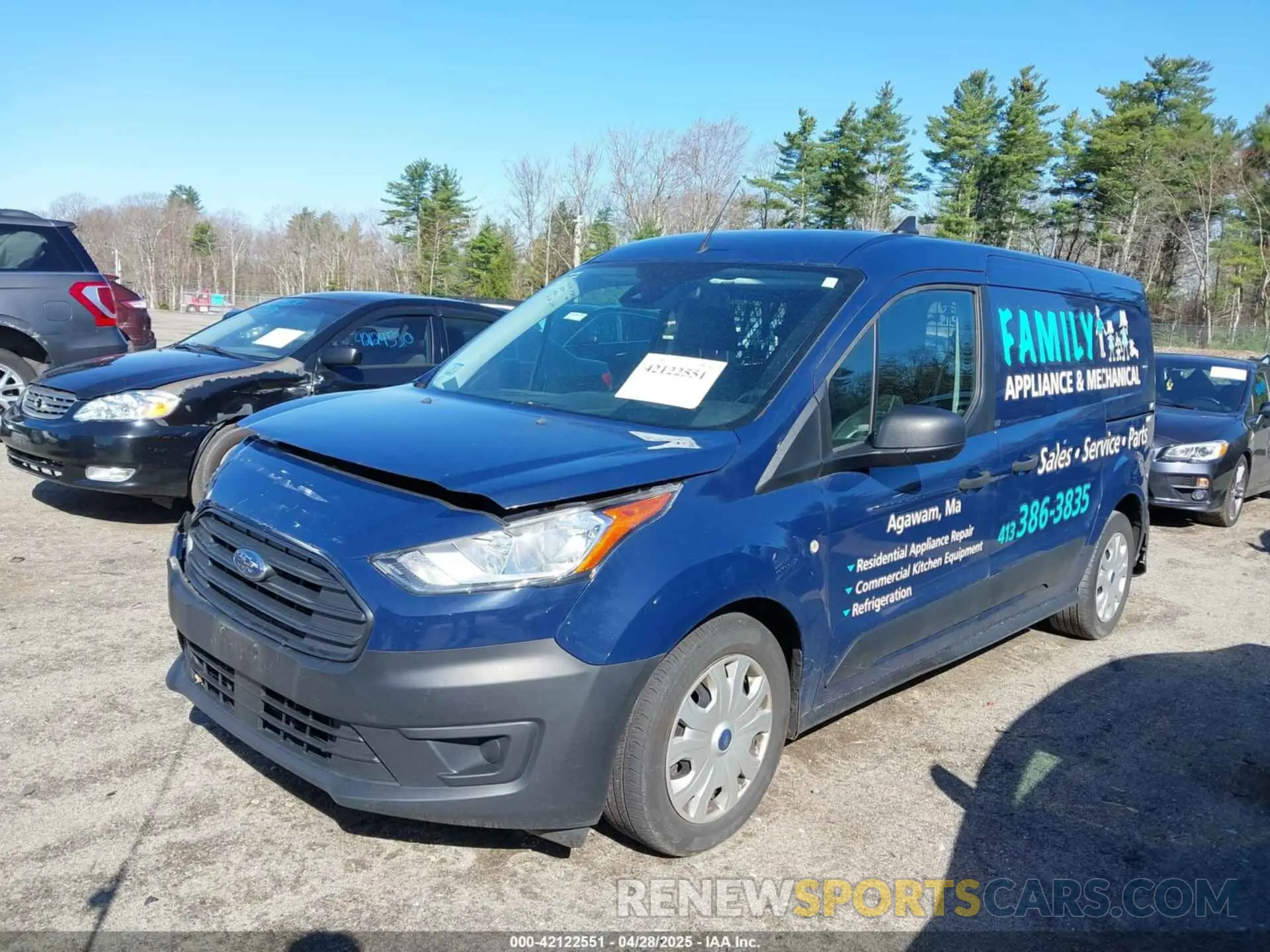 2 Фотография поврежденного автомобиля NM0LS7E28K1426636 FORD TRANSIT CONNECT 2019
