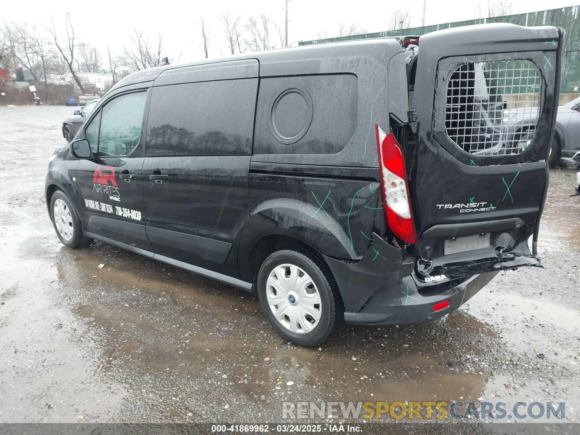 3 Photograph of a damaged car NM0LS7E2XK1411572 FORD TRANSIT CONNECT 2019