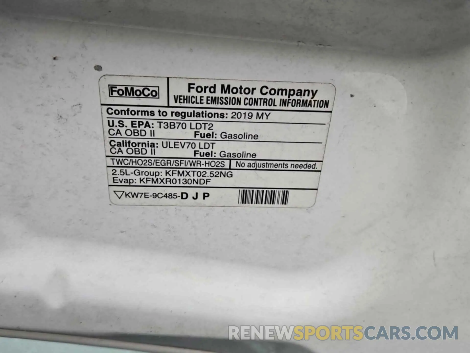 9 Photograph of a damaged car NM0LS7E79K1397546 FORD TRANSIT CONNECT 2019
