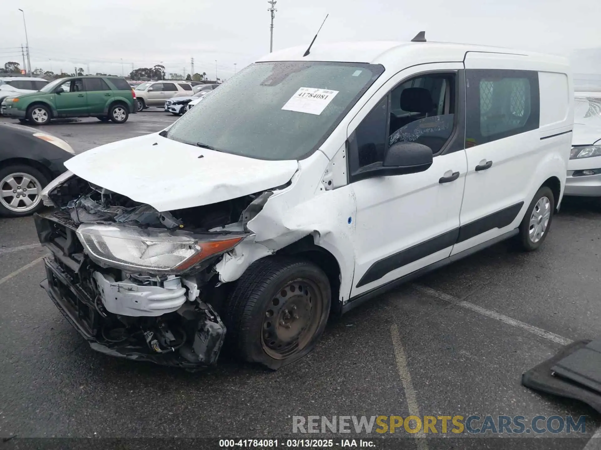 2 Photograph of a damaged car NM0LS7F20K1420490 FORD TRANSIT CONNECT 2019