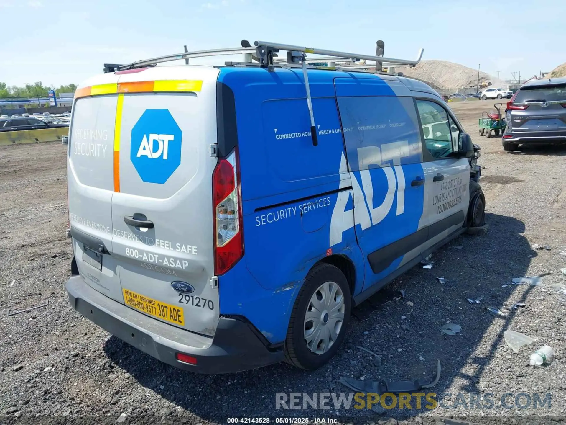 4 Фотография поврежденного автомобиля NM0LS7F22K1414917 FORD TRANSIT CONNECT 2019