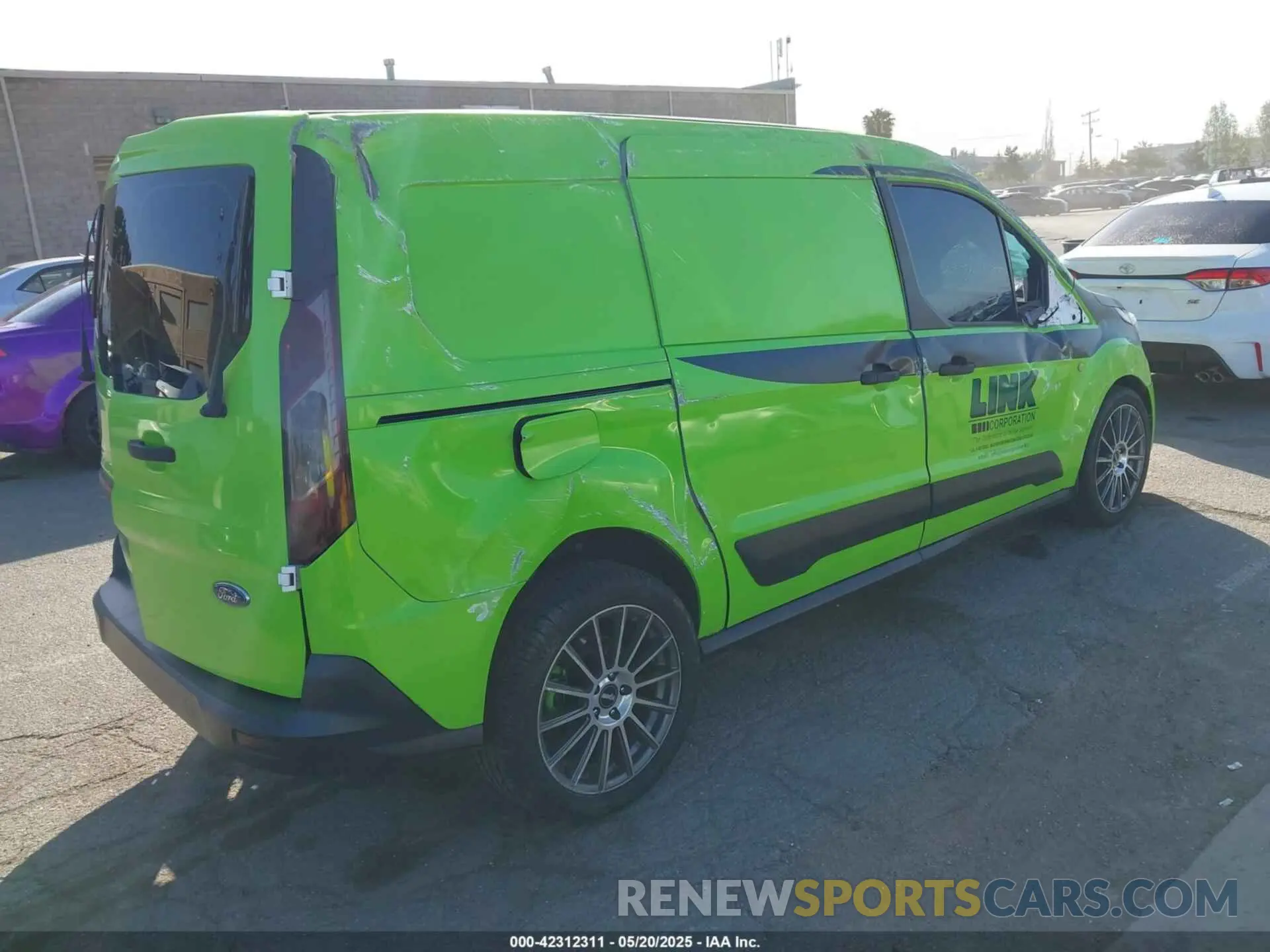 4 Photograph of a damaged car NM0LS7F28K1401167 FORD TRANSIT CONNECT 2019
