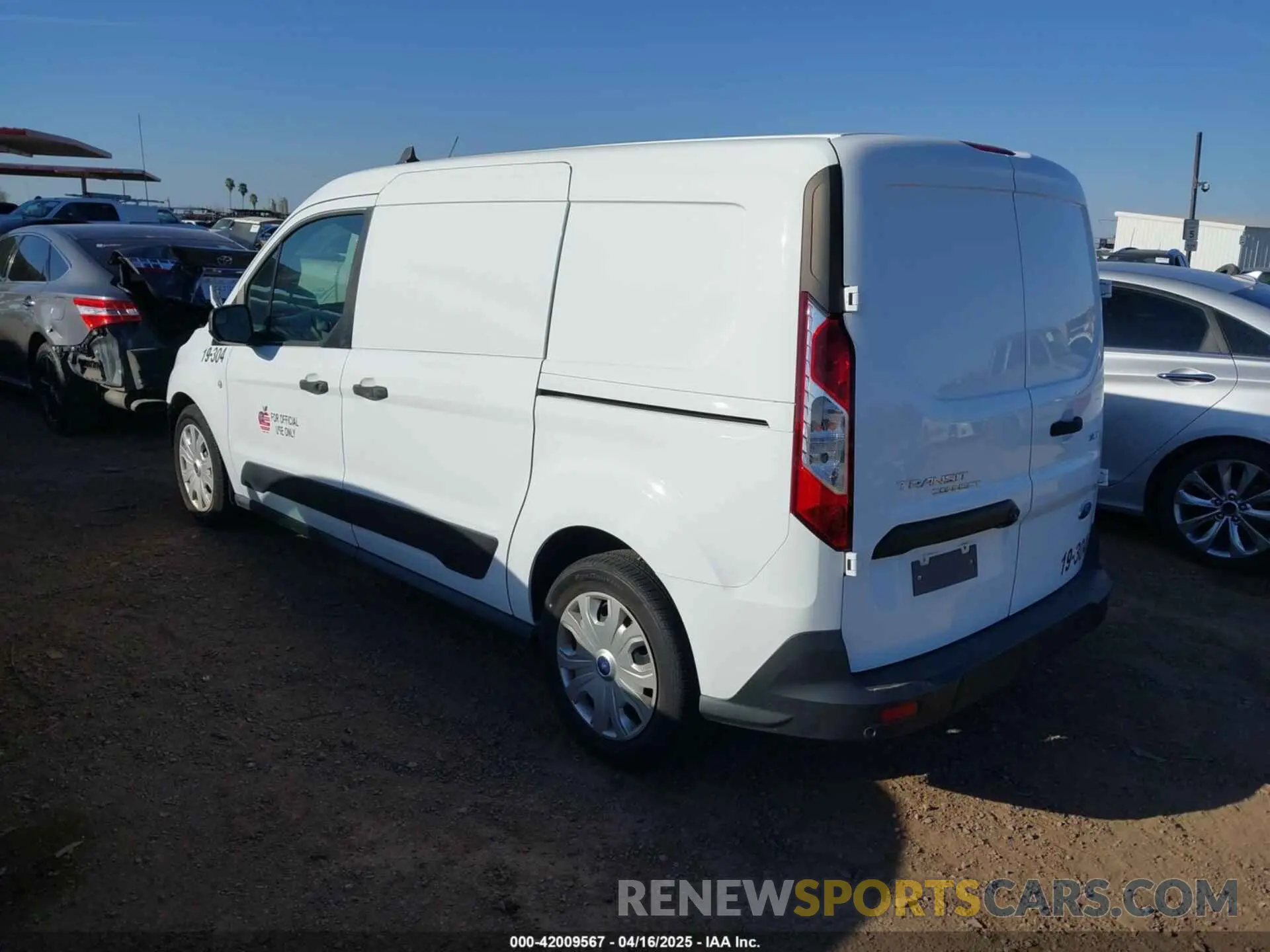 3 Фотография поврежденного автомобиля NM0LS7F28K1415666 FORD TRANSIT CONNECT 2019