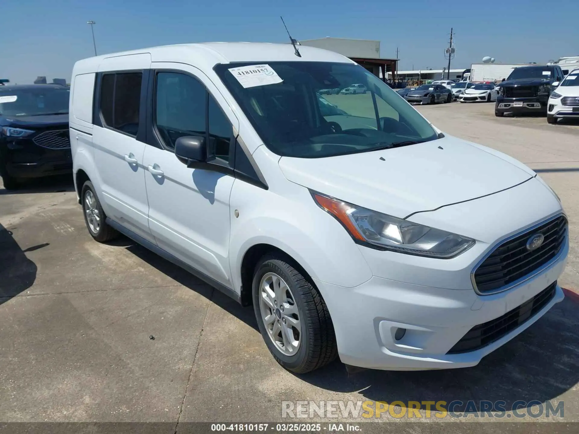 1 Photograph of a damaged car NM0GS9F23L1444104 FORD TRANSIT CONNECT 2020