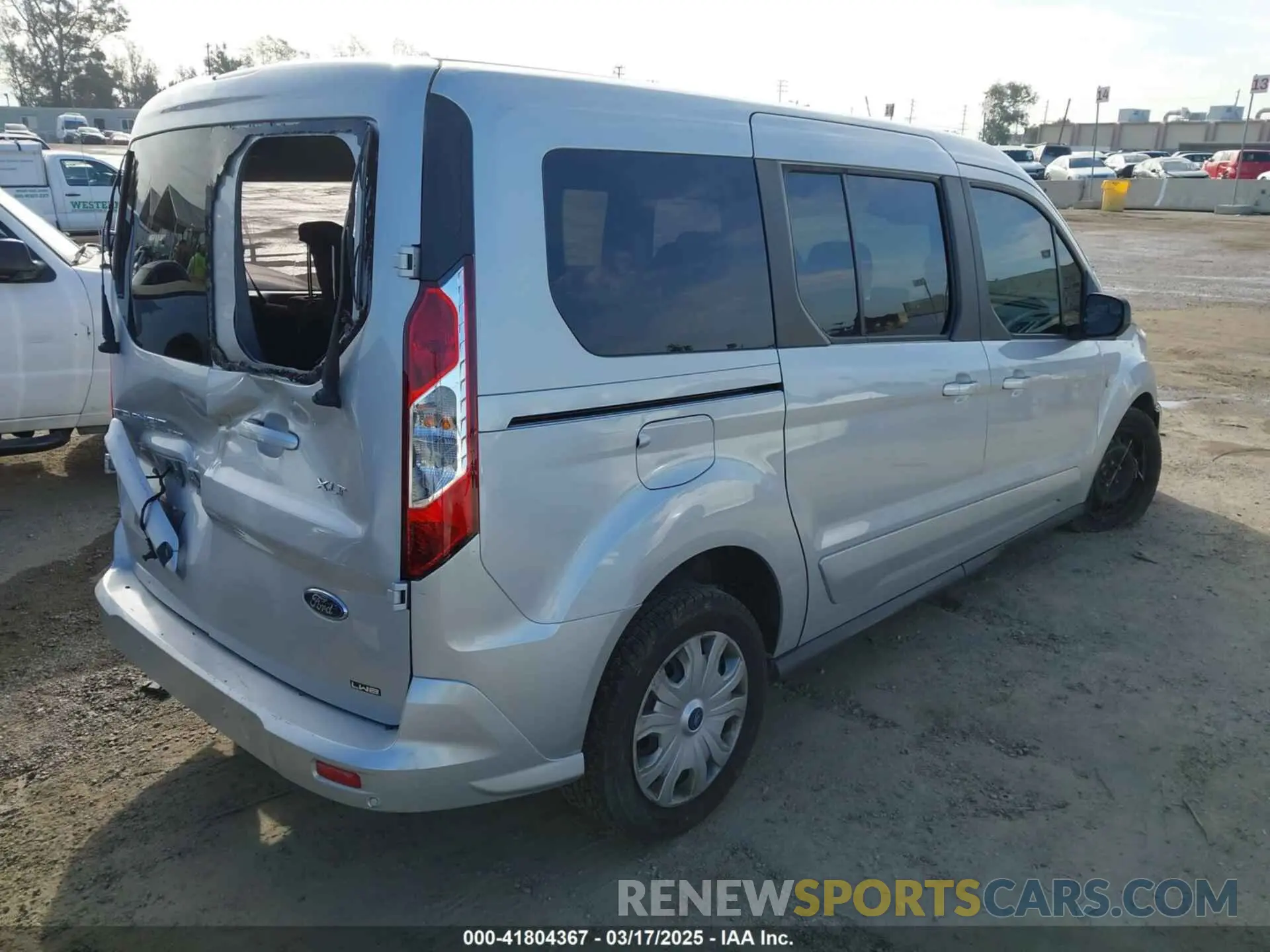 4 Photograph of a damaged car NM0GS9F23L1449593 FORD TRANSIT CONNECT 2020