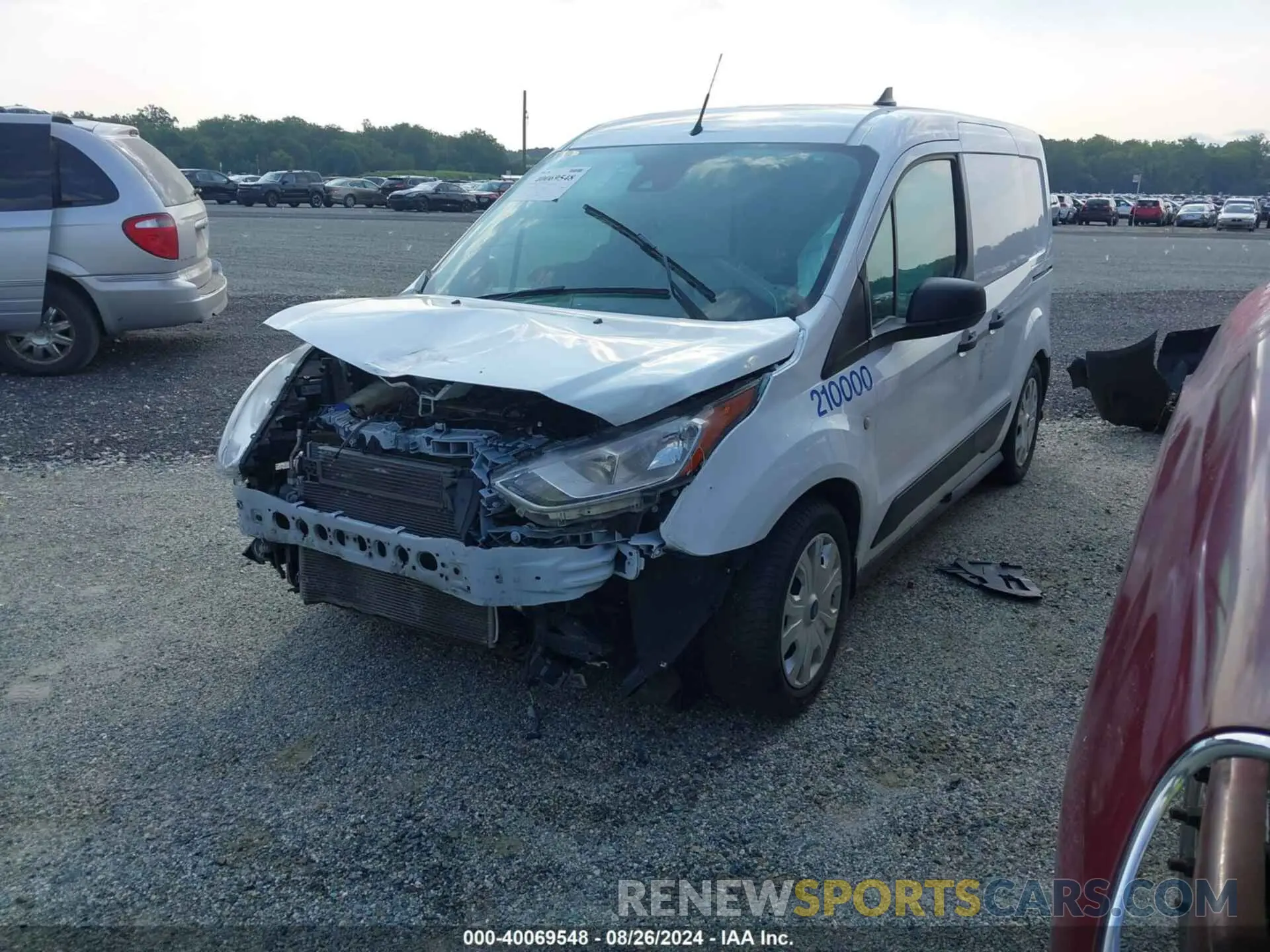 2 Photograph of a damaged car NM0LS6E74L1435888 FORD TRANSIT CONNECT 2020