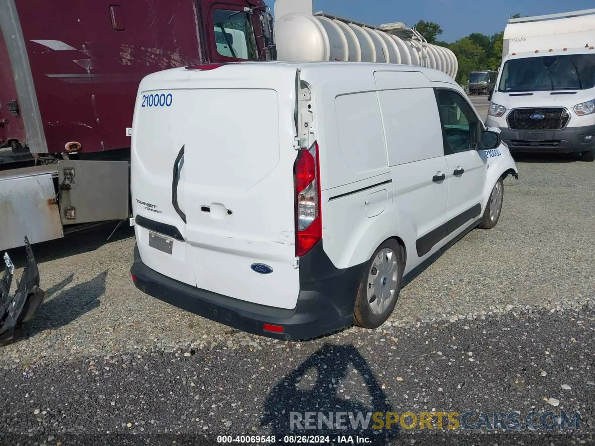 4 Photograph of a damaged car NM0LS6E74L1435888 FORD TRANSIT CONNECT 2020