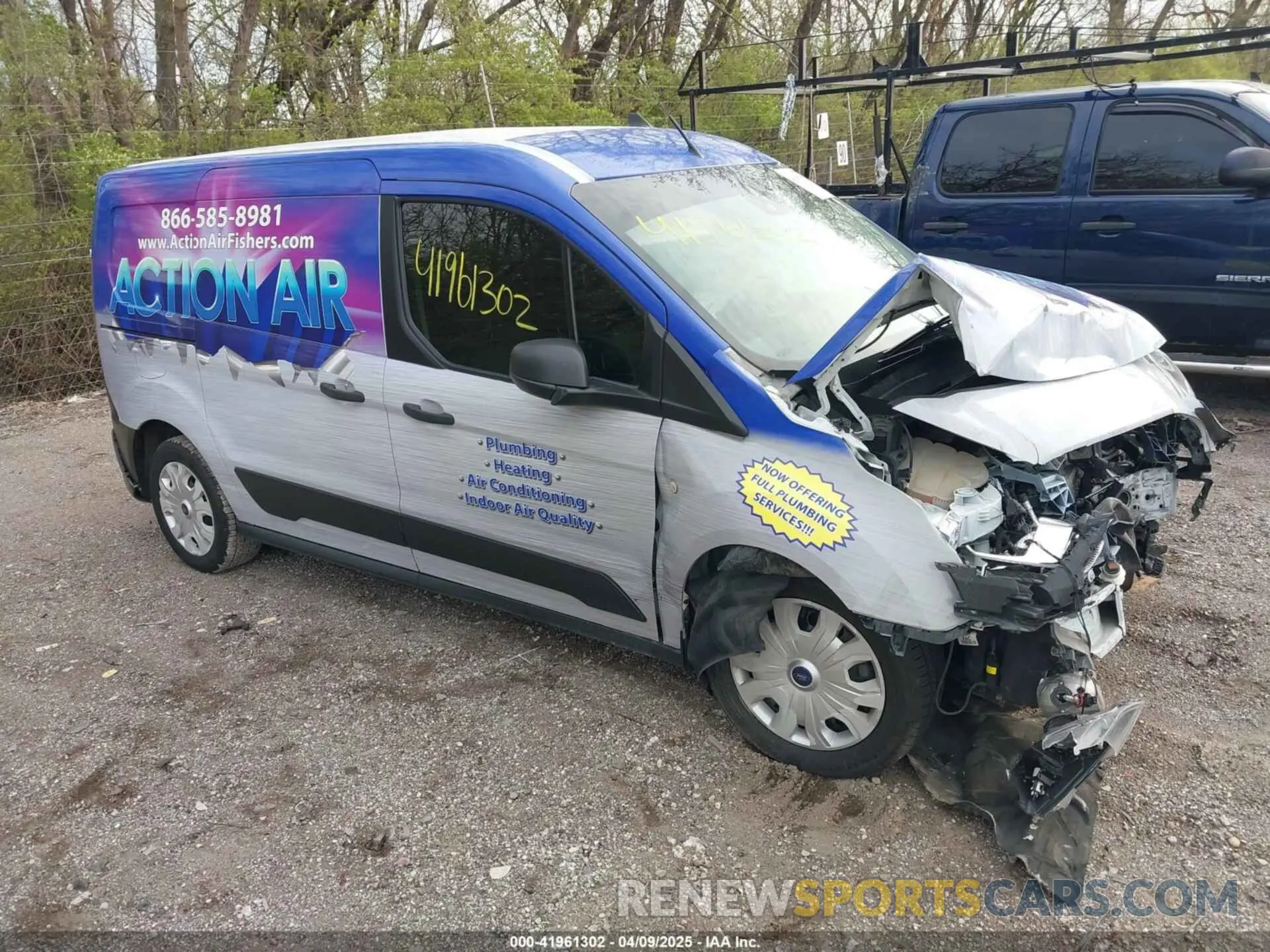 1 Photograph of a damaged car NM0LS7E20L1441858 FORD TRANSIT CONNECT 2020