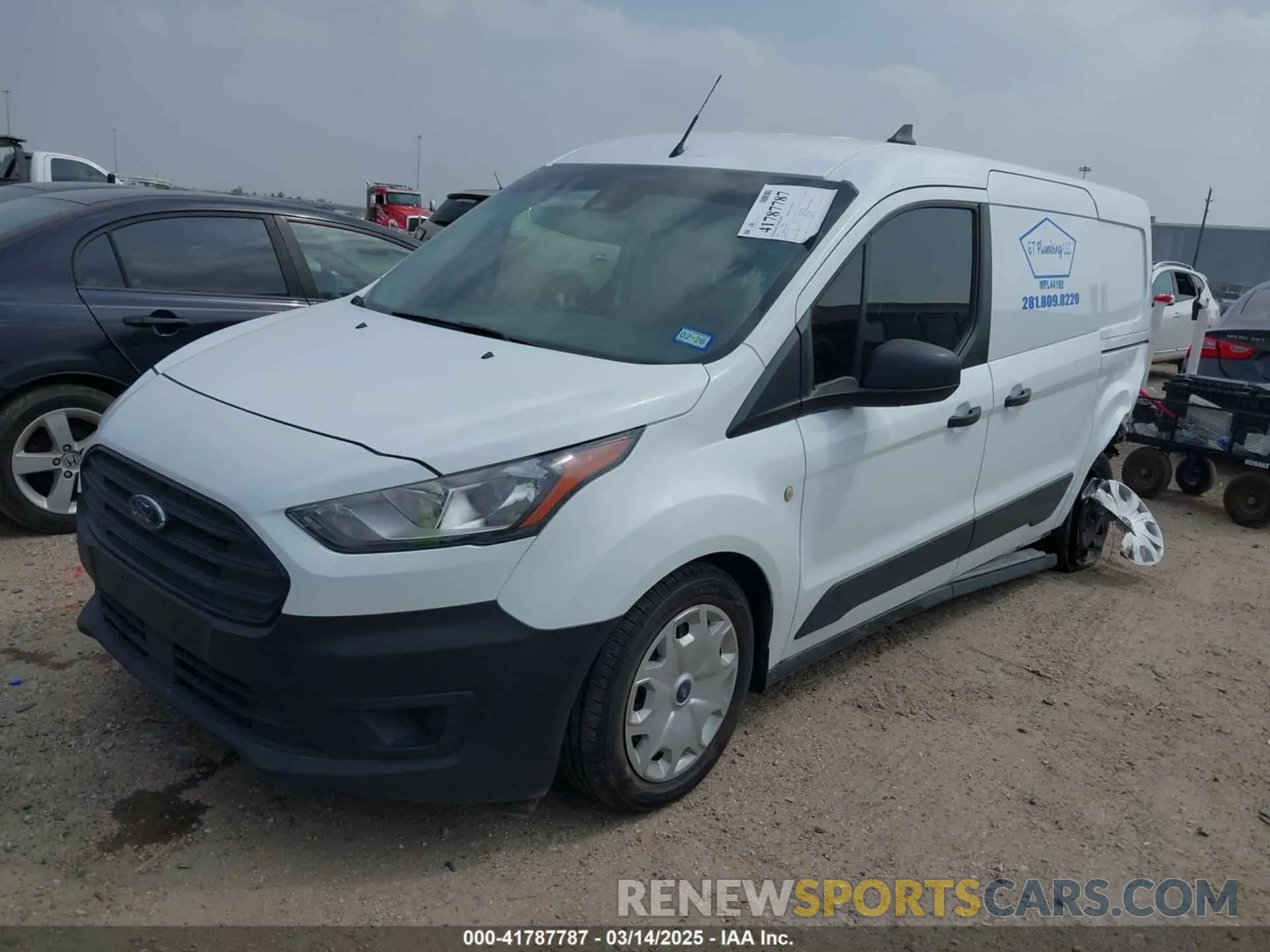 2 Photograph of a damaged car NM0LS7E20L1472172 FORD TRANSIT CONNECT 2020