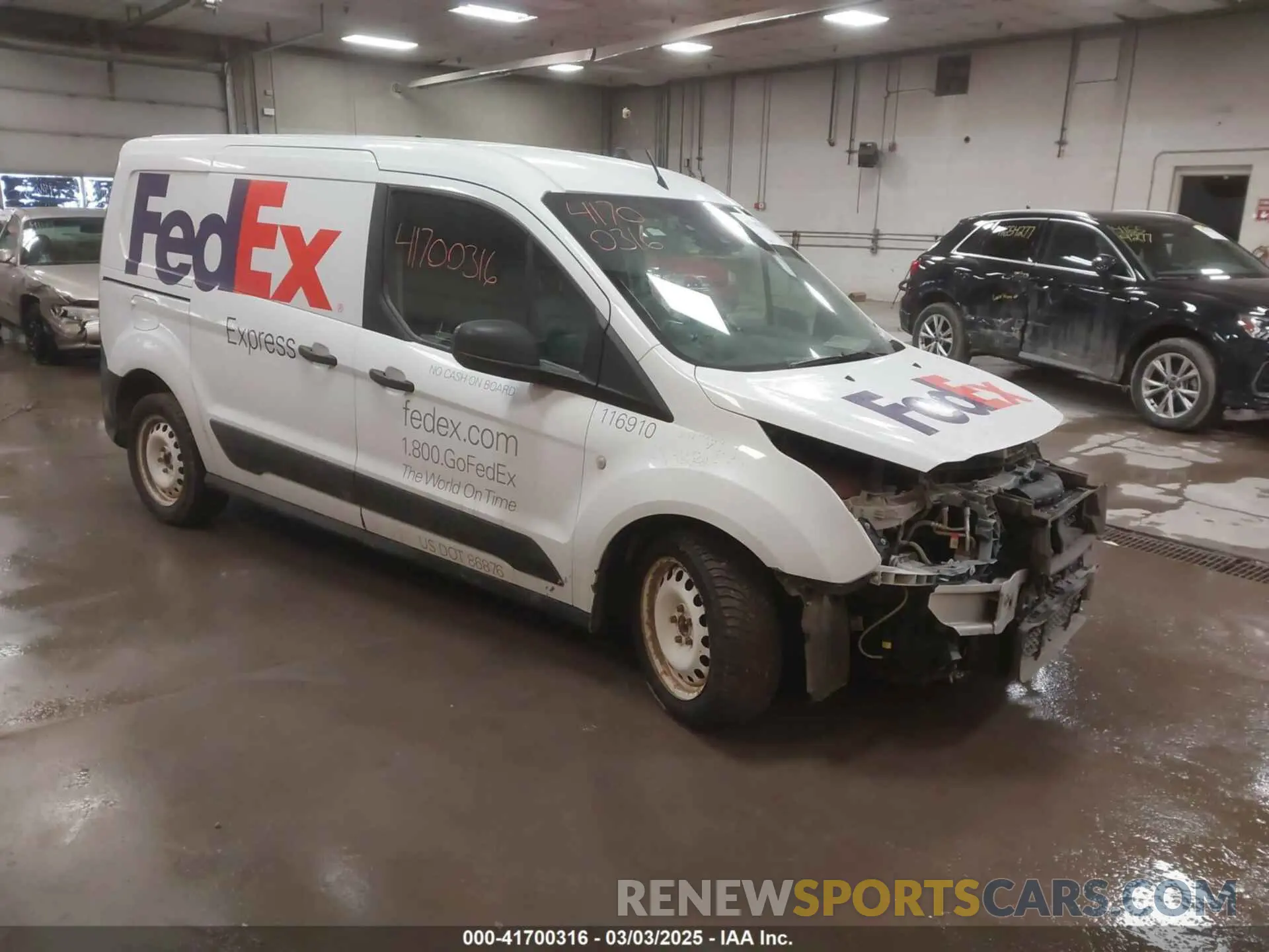 1 Фотография поврежденного автомобиля NM0LS7E22L1437939 FORD TRANSIT CONNECT 2020
