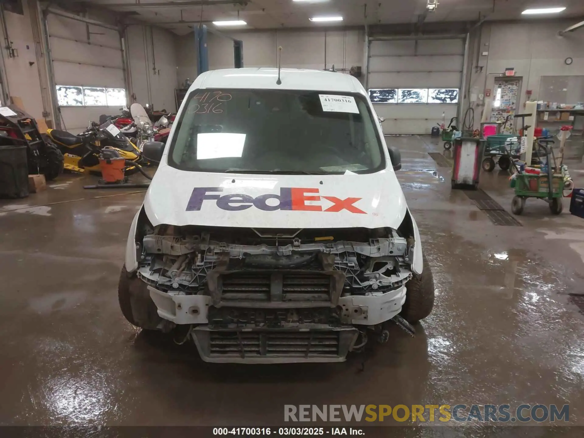 13 Фотография поврежденного автомобиля NM0LS7E22L1437939 FORD TRANSIT CONNECT 2020