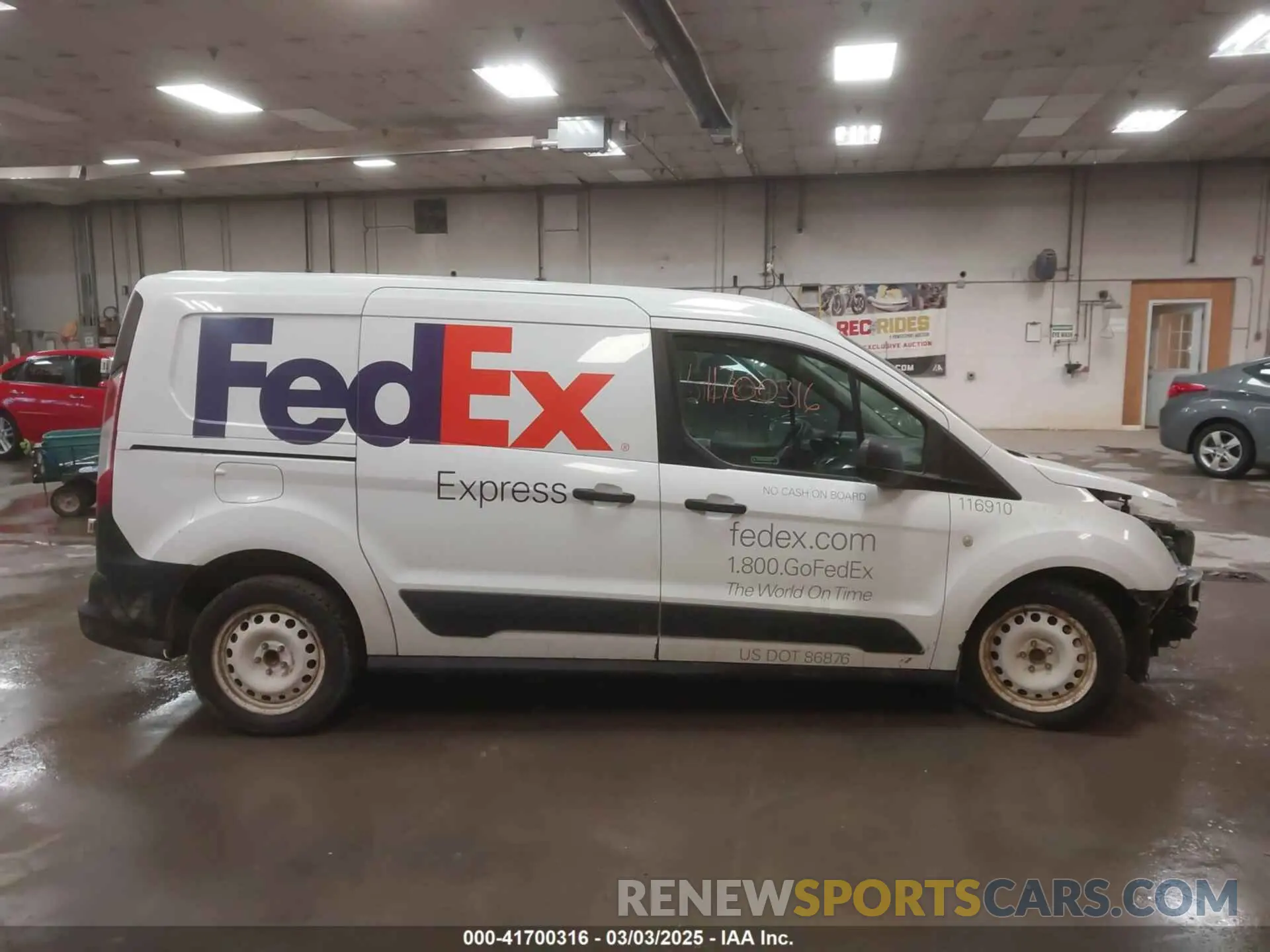 14 Фотография поврежденного автомобиля NM0LS7E22L1437939 FORD TRANSIT CONNECT 2020