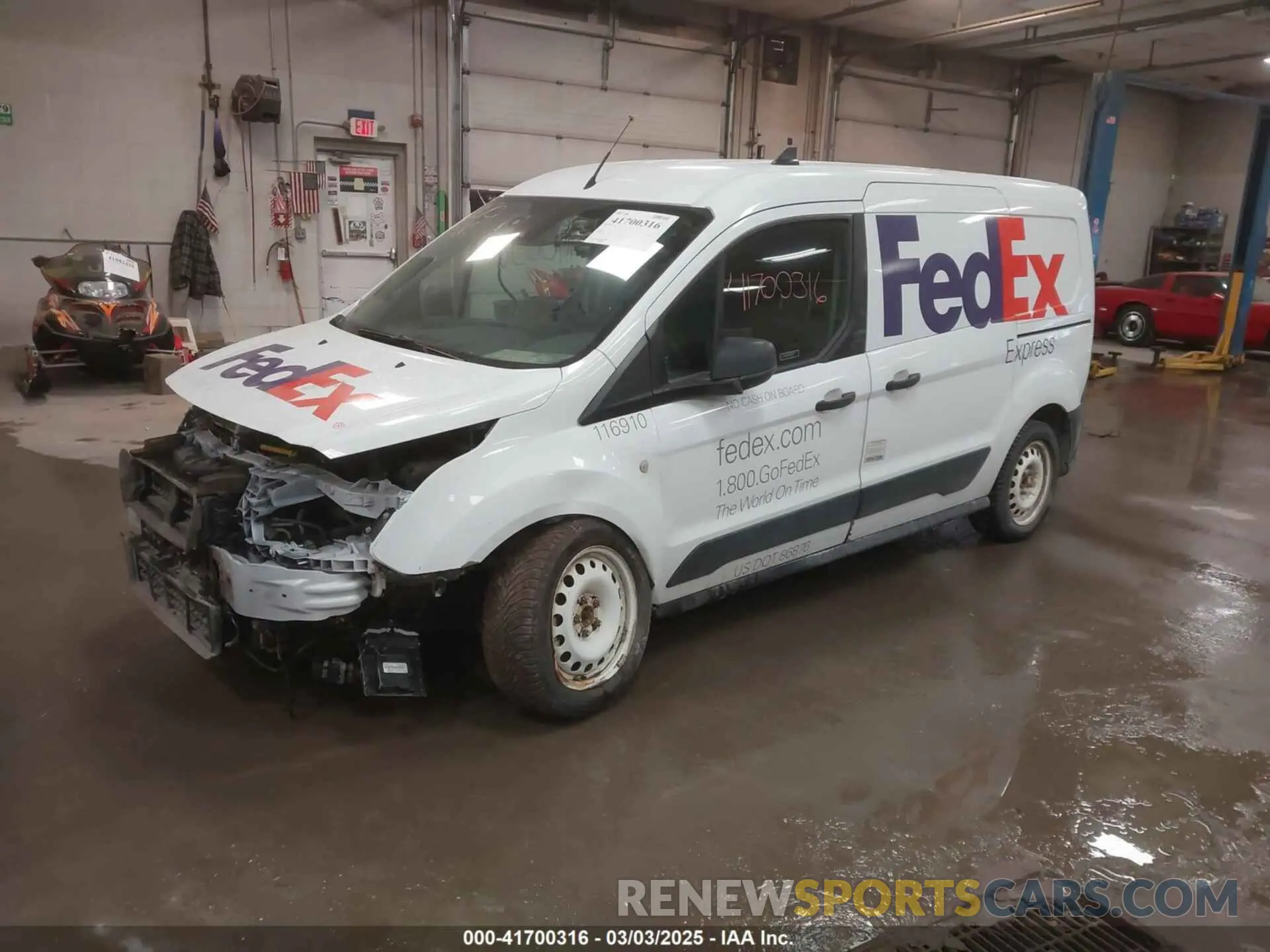 2 Фотография поврежденного автомобиля NM0LS7E22L1437939 FORD TRANSIT CONNECT 2020