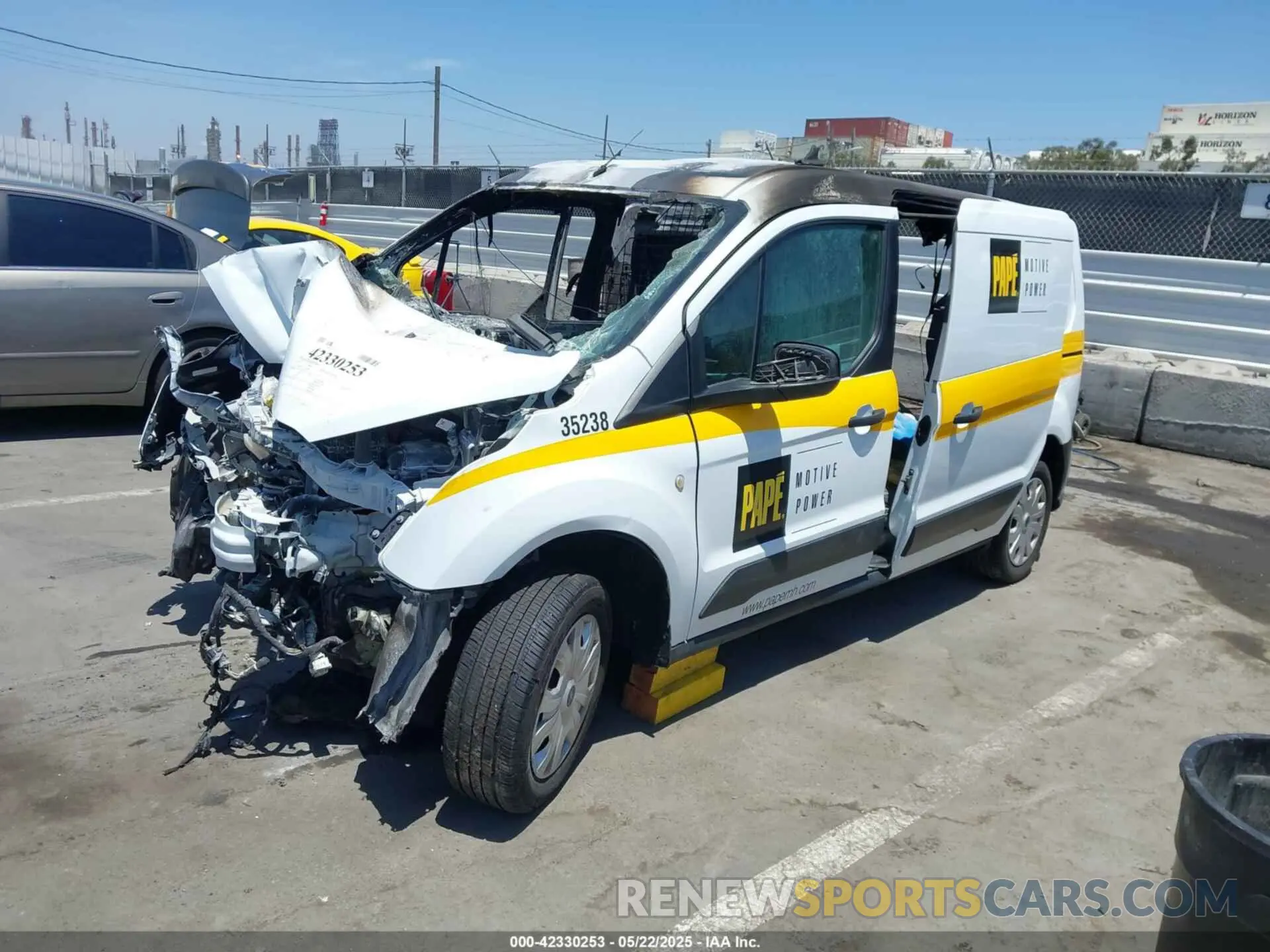 2 Photograph of a damaged car NM0LS7E23L1446911 FORD TRANSIT CONNECT 2020