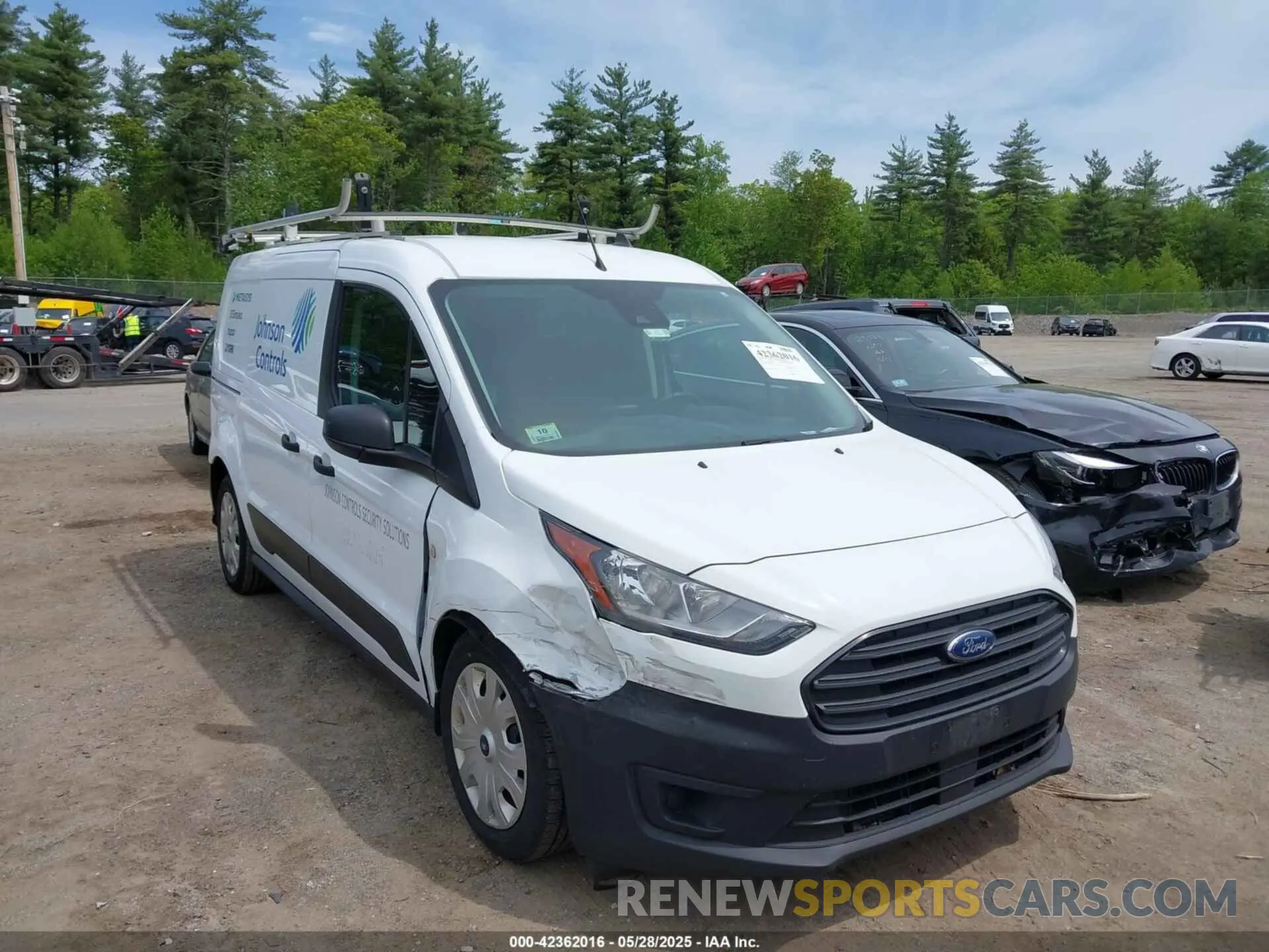 1 Photograph of a damaged car NM0LS7E23L1460565 FORD TRANSIT CONNECT 2020