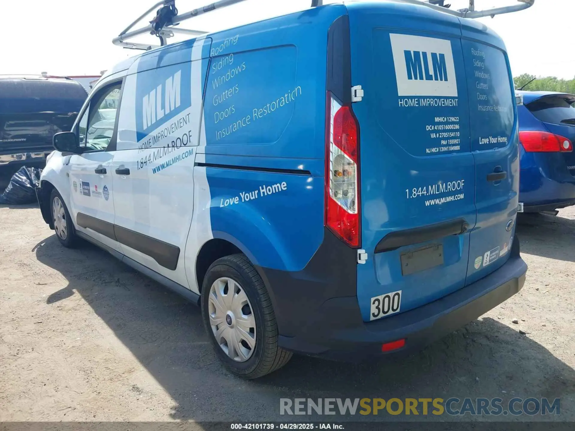 3 Фотография поврежденного автомобиля NM0LS7E23L1473168 FORD TRANSIT CONNECT 2020