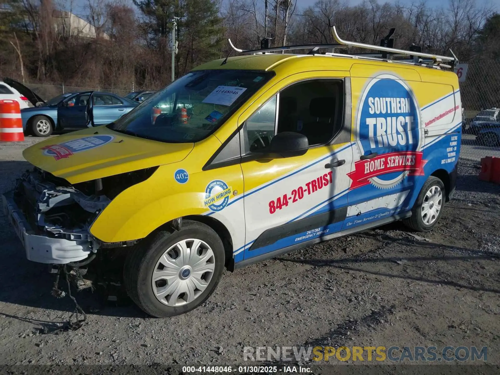 2 Фотография поврежденного автомобиля NM0LS7E25L1462169 FORD TRANSIT CONNECT 2020
