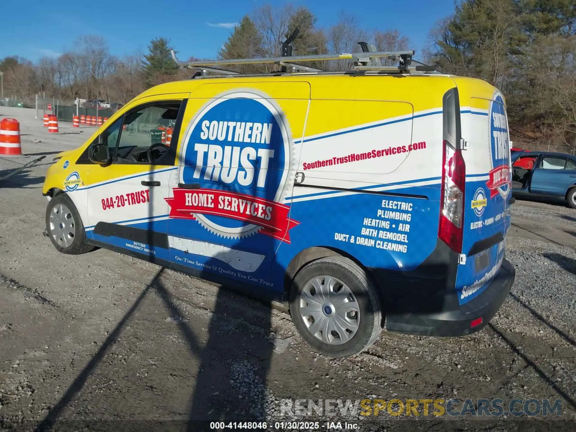 3 Фотография поврежденного автомобиля NM0LS7E25L1462169 FORD TRANSIT CONNECT 2020