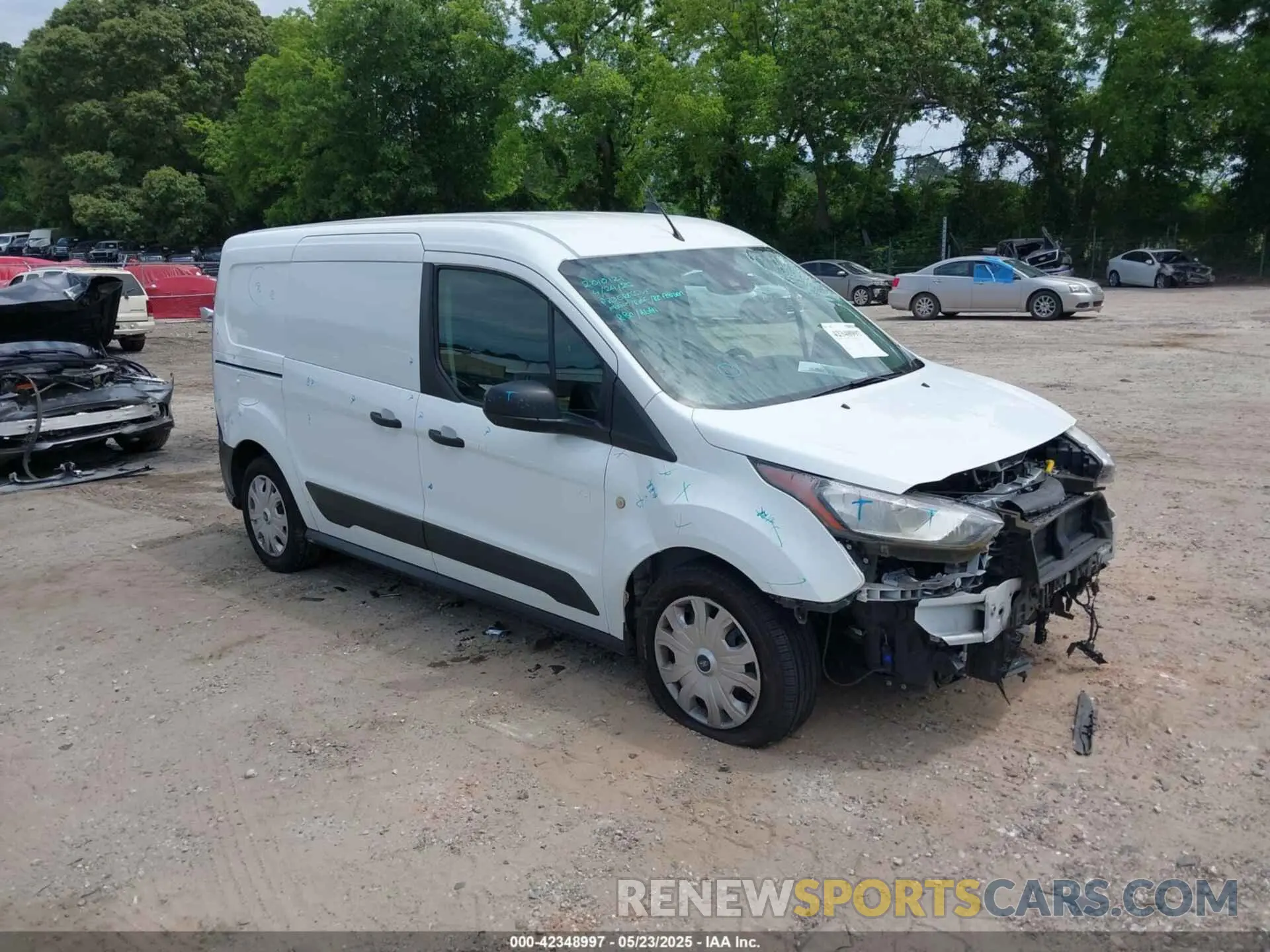 1 Photograph of a damaged car NM0LS7E25L1467758 FORD TRANSIT CONNECT 2020