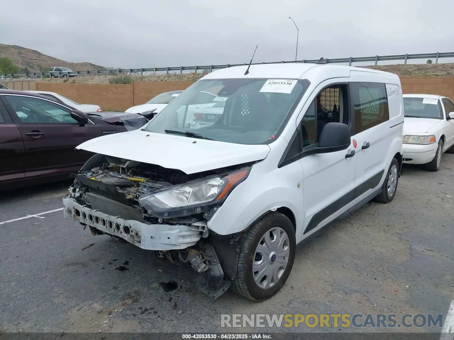2 Photograph of a damaged car NM0LS7E72L1455577 FORD TRANSIT CONNECT 2020