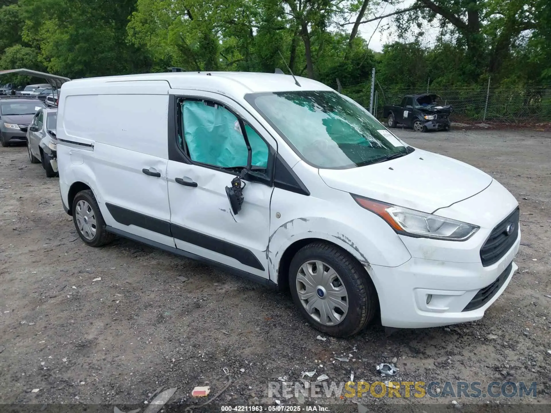 1 Фотография поврежденного автомобиля NM0LS7F72L1444951 FORD TRANSIT CONNECT 2020