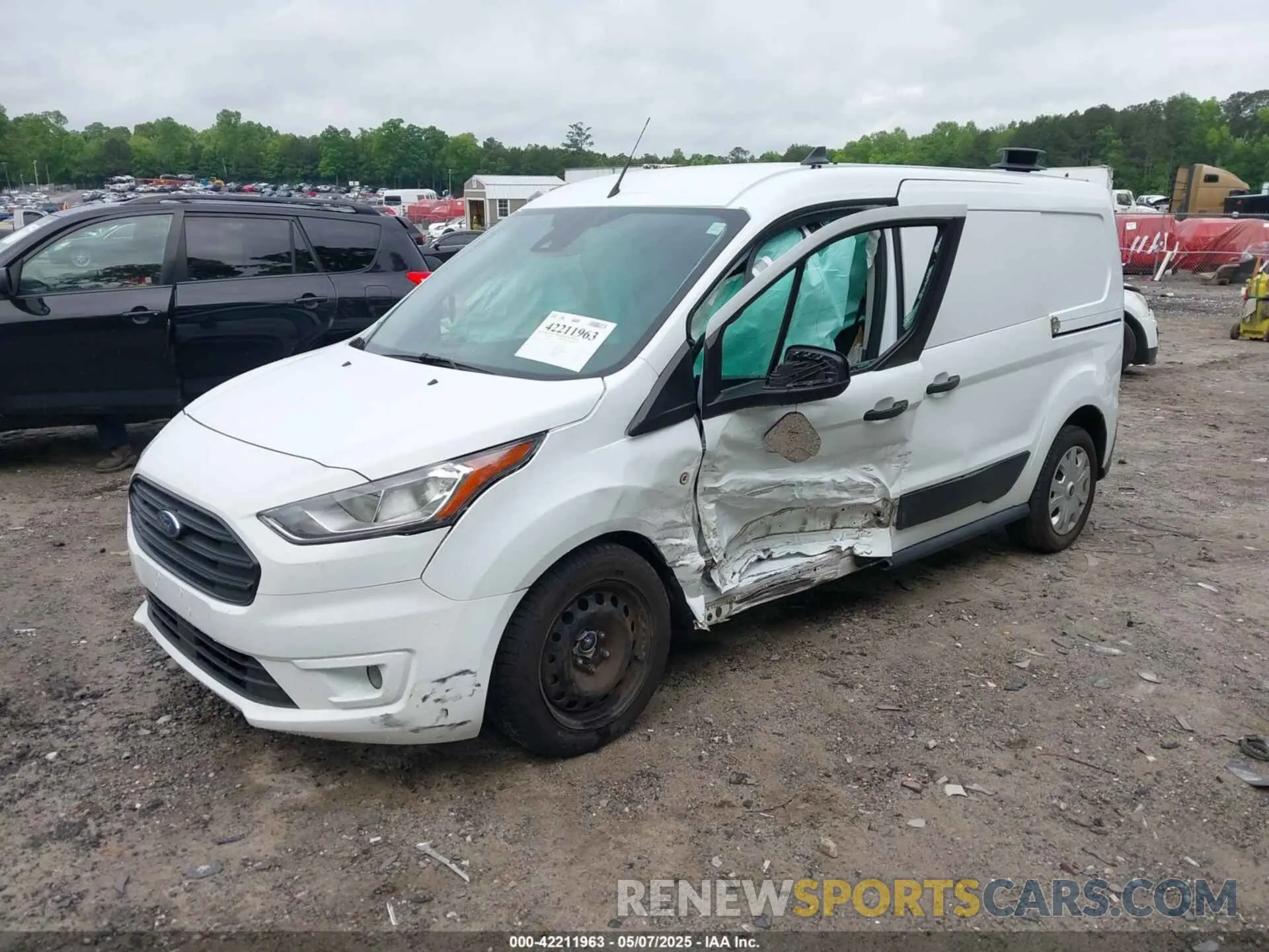 2 Фотография поврежденного автомобиля NM0LS7F72L1444951 FORD TRANSIT CONNECT 2020