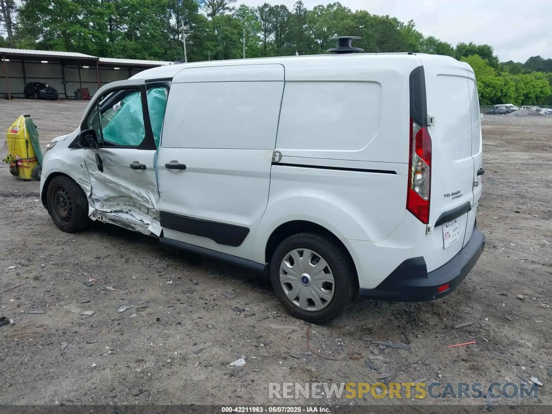 3 Фотография поврежденного автомобиля NM0LS7F72L1444951 FORD TRANSIT CONNECT 2020