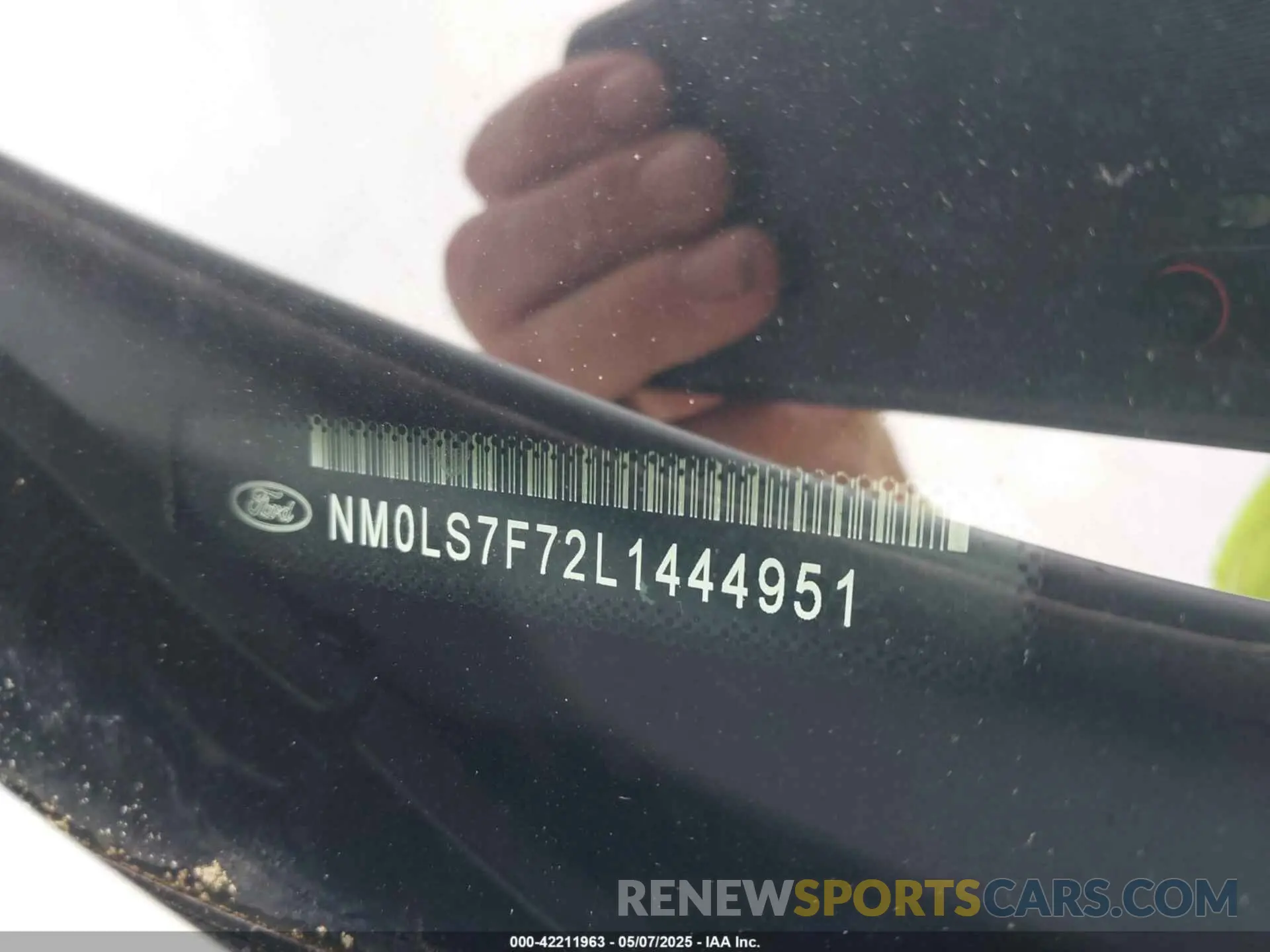 9 Фотография поврежденного автомобиля NM0LS7F72L1444951 FORD TRANSIT CONNECT 2020