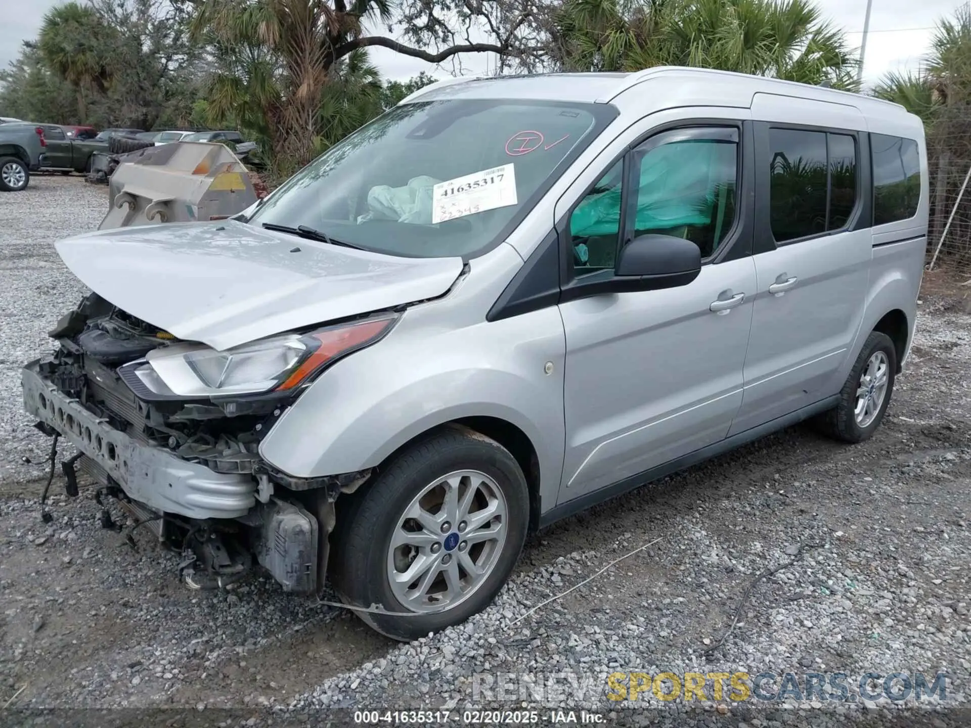 2 Photograph of a damaged car NM0GE9F21M1504485 FORD TRANSIT CONNECT 2021