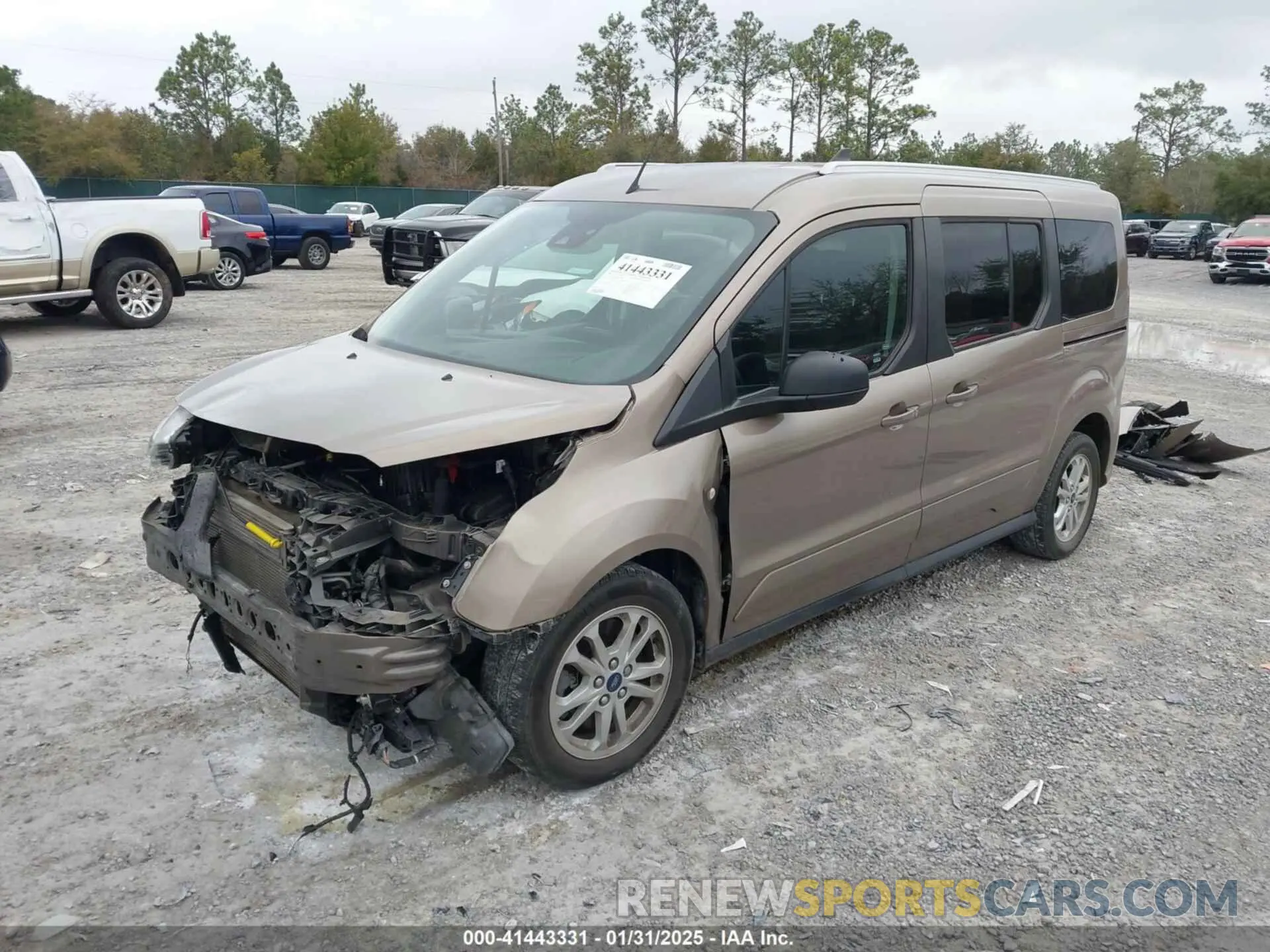 2 Фотография поврежденного автомобиля NM0GE9F22M1483551 FORD TRANSIT CONNECT 2021