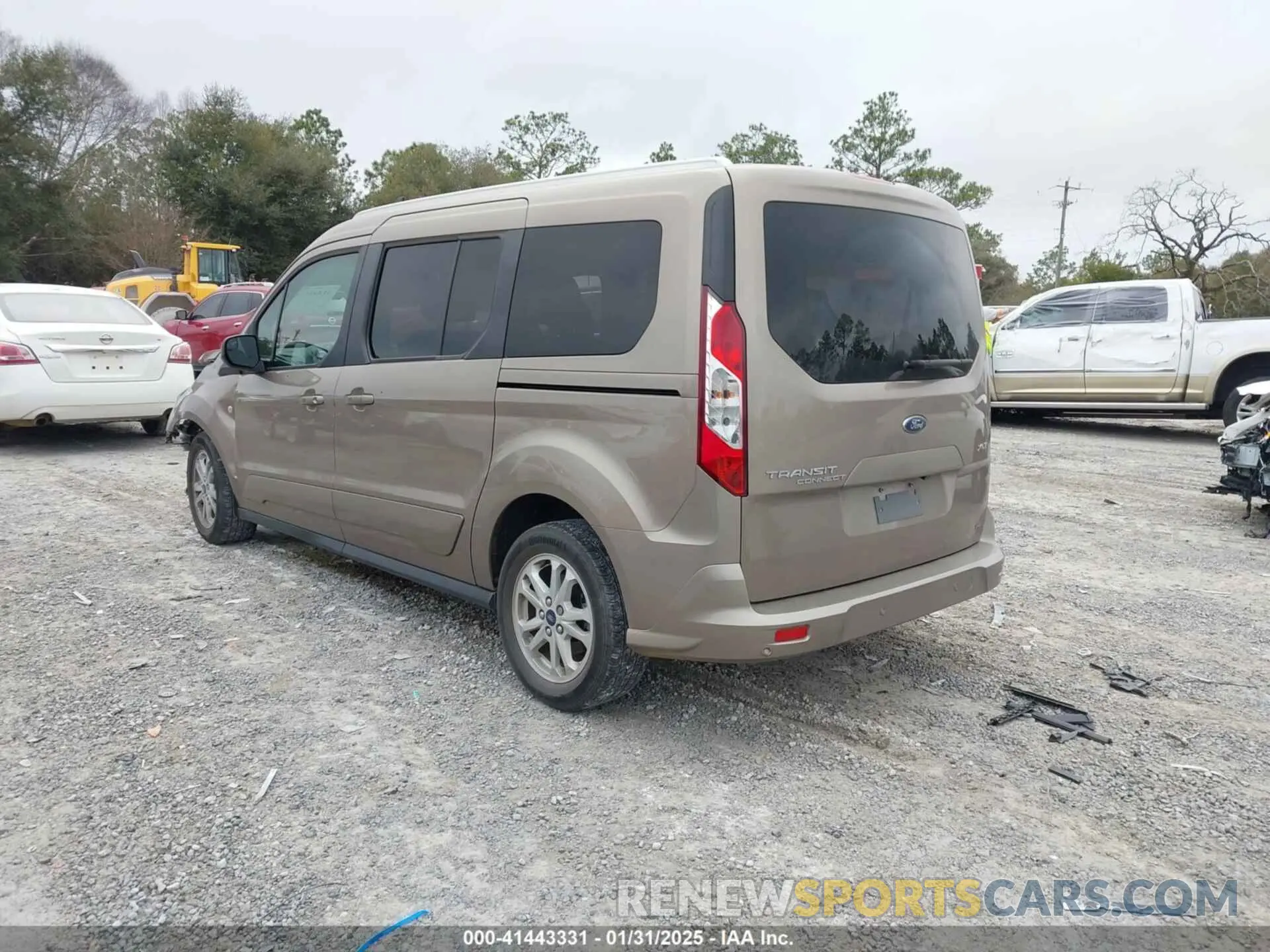 3 Фотография поврежденного автомобиля NM0GE9F22M1483551 FORD TRANSIT CONNECT 2021