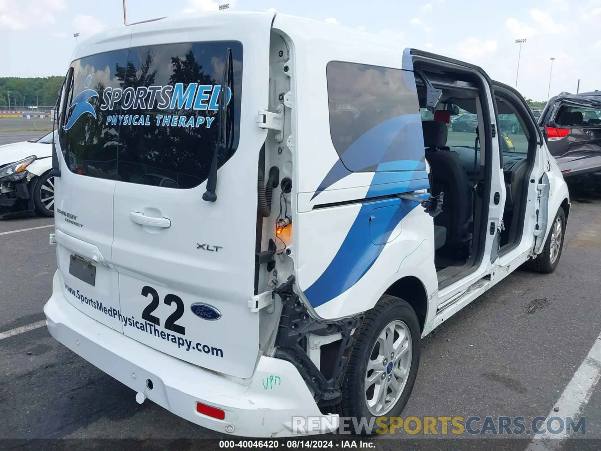4 Фотография поврежденного автомобиля NM0GS9F29M1498007 FORD TRANSIT CONNECT 2021
