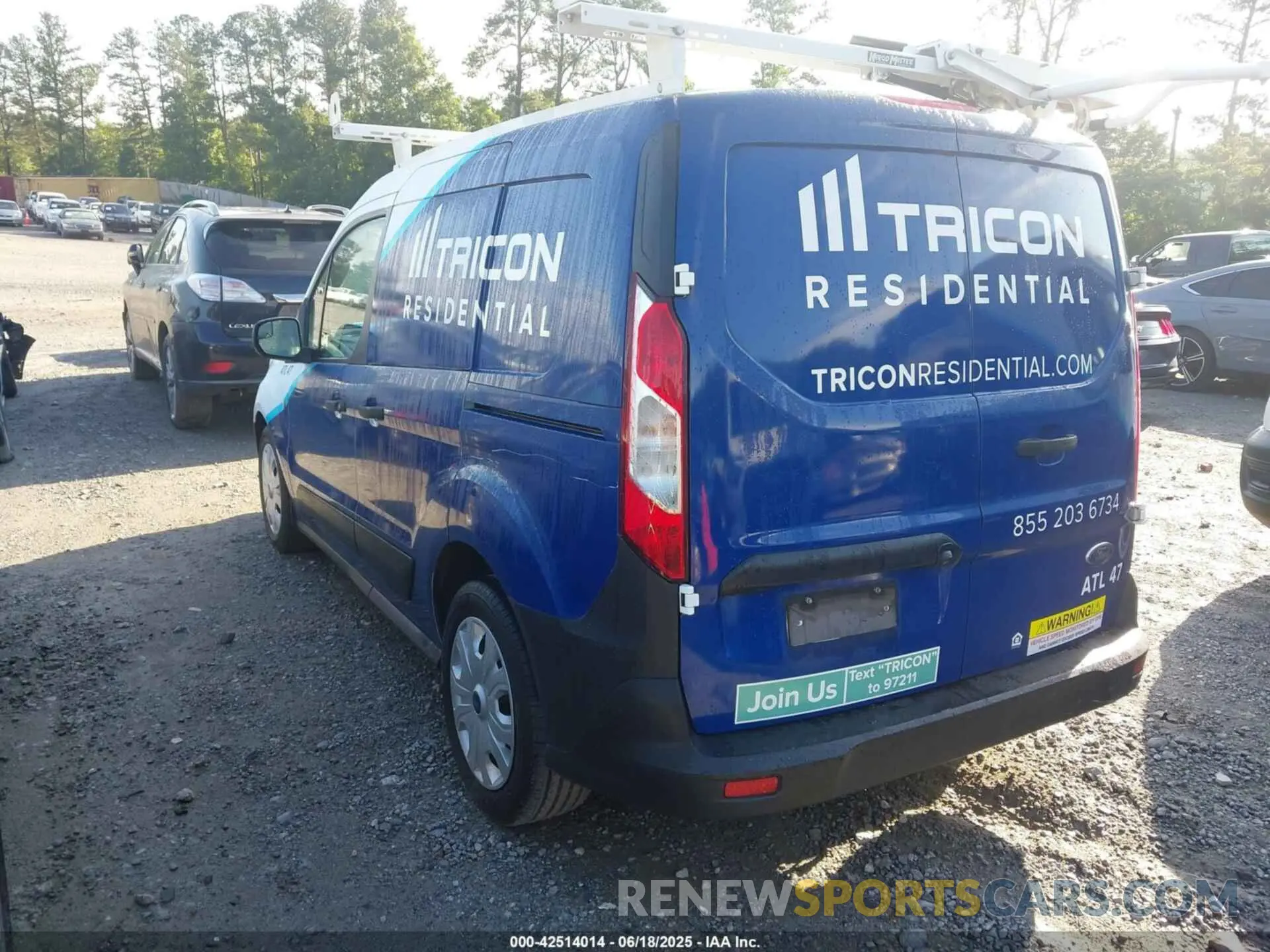 3 Фотография поврежденного автомобиля NM0LS6E27M1488977 FORD TRANSIT CONNECT 2021