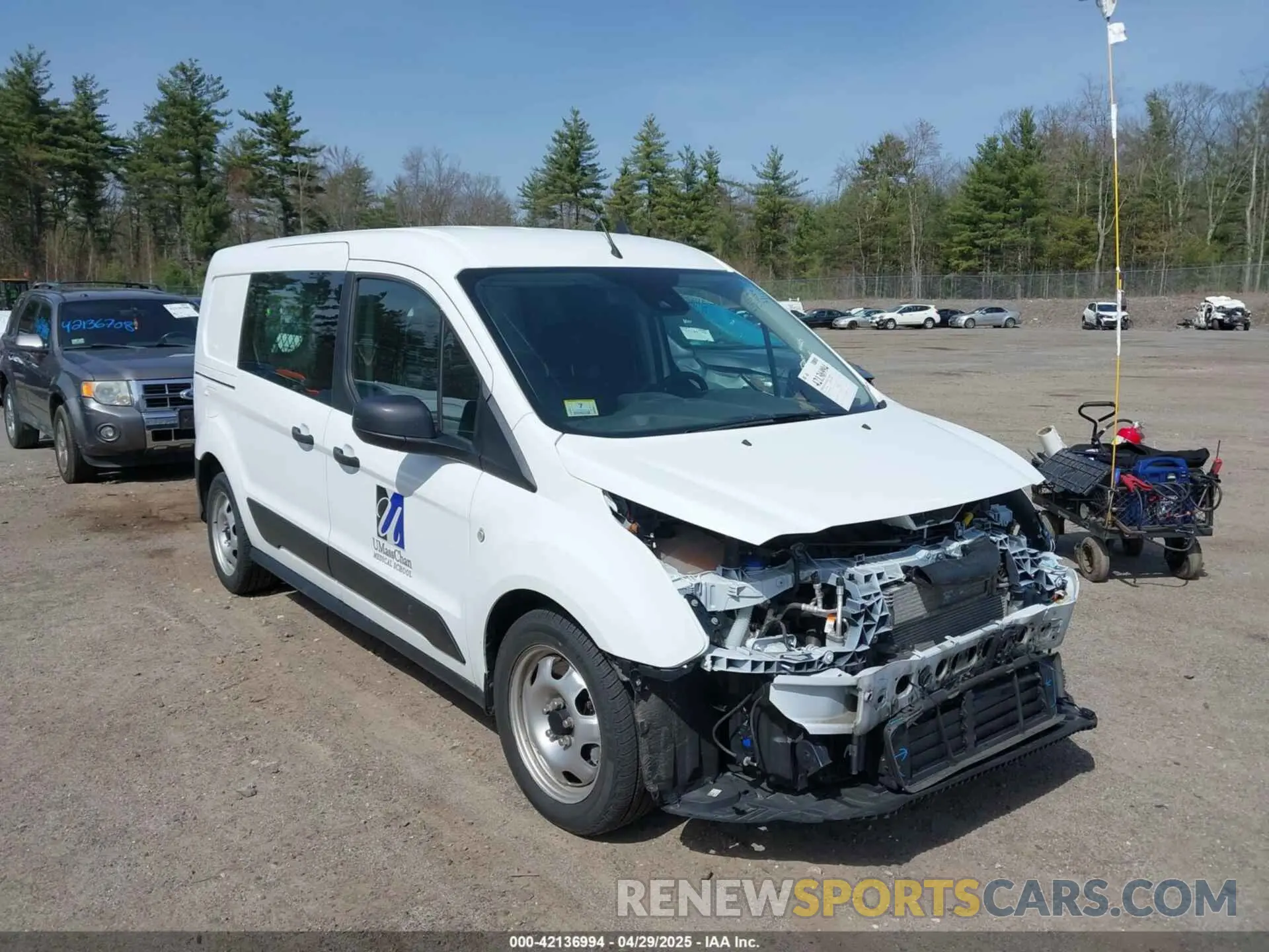 1 Фотография поврежденного автомобиля NM0LS7E28M1503959 FORD TRANSIT CONNECT 2021