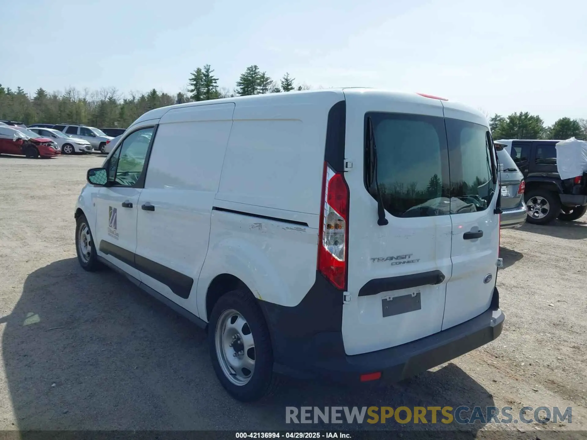 3 Фотография поврежденного автомобиля NM0LS7E28M1503959 FORD TRANSIT CONNECT 2021
