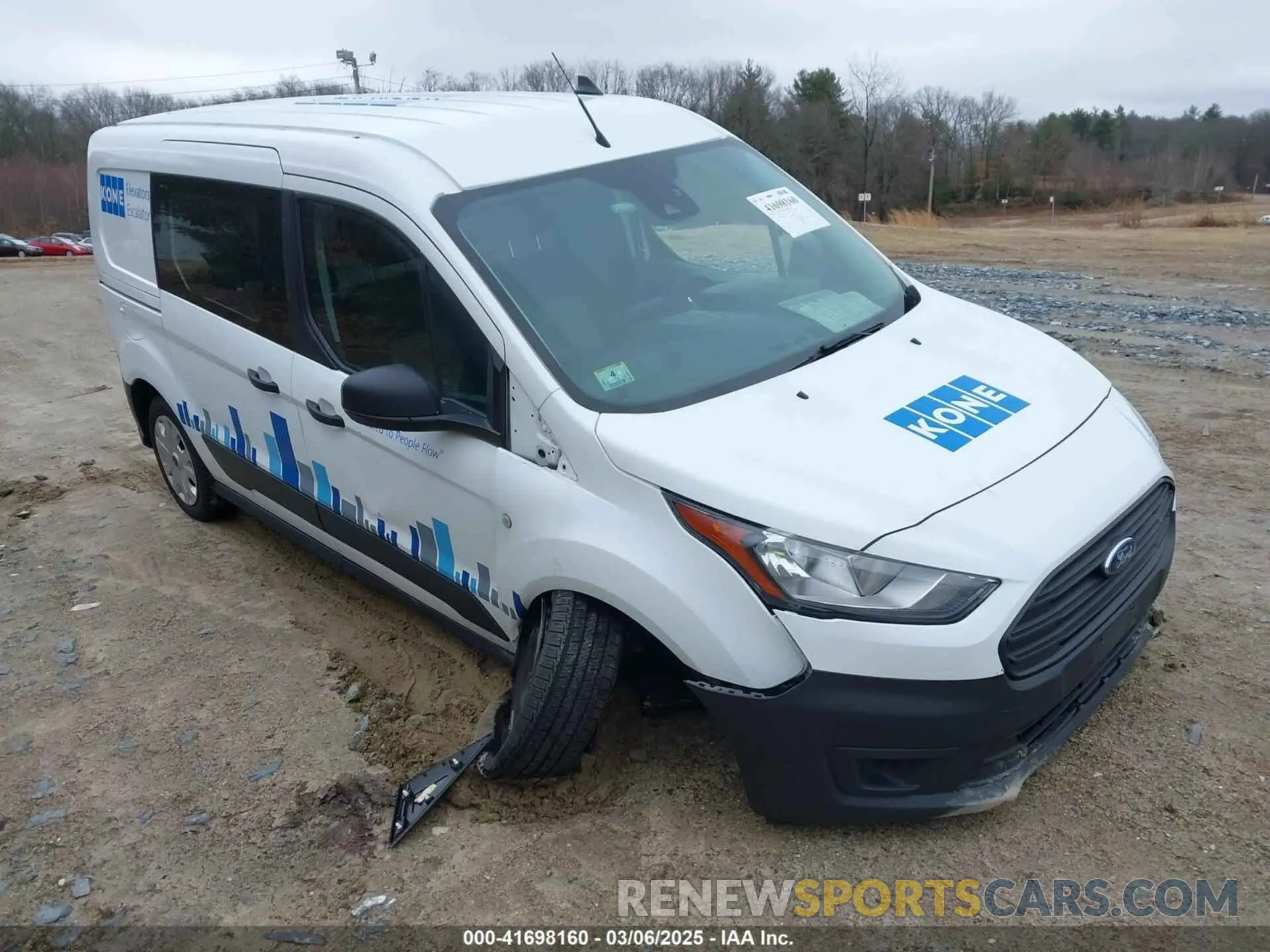1 Photograph of a damaged car NM0LS7E2XM1489997 FORD TRANSIT CONNECT 2021